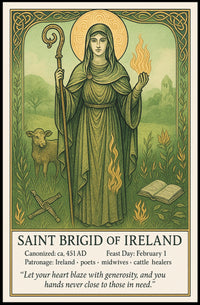 Saint Brigid of Ireland Poster PosterGoat