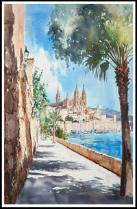 Coastal Cathedral Pathway Poster PosterGoat