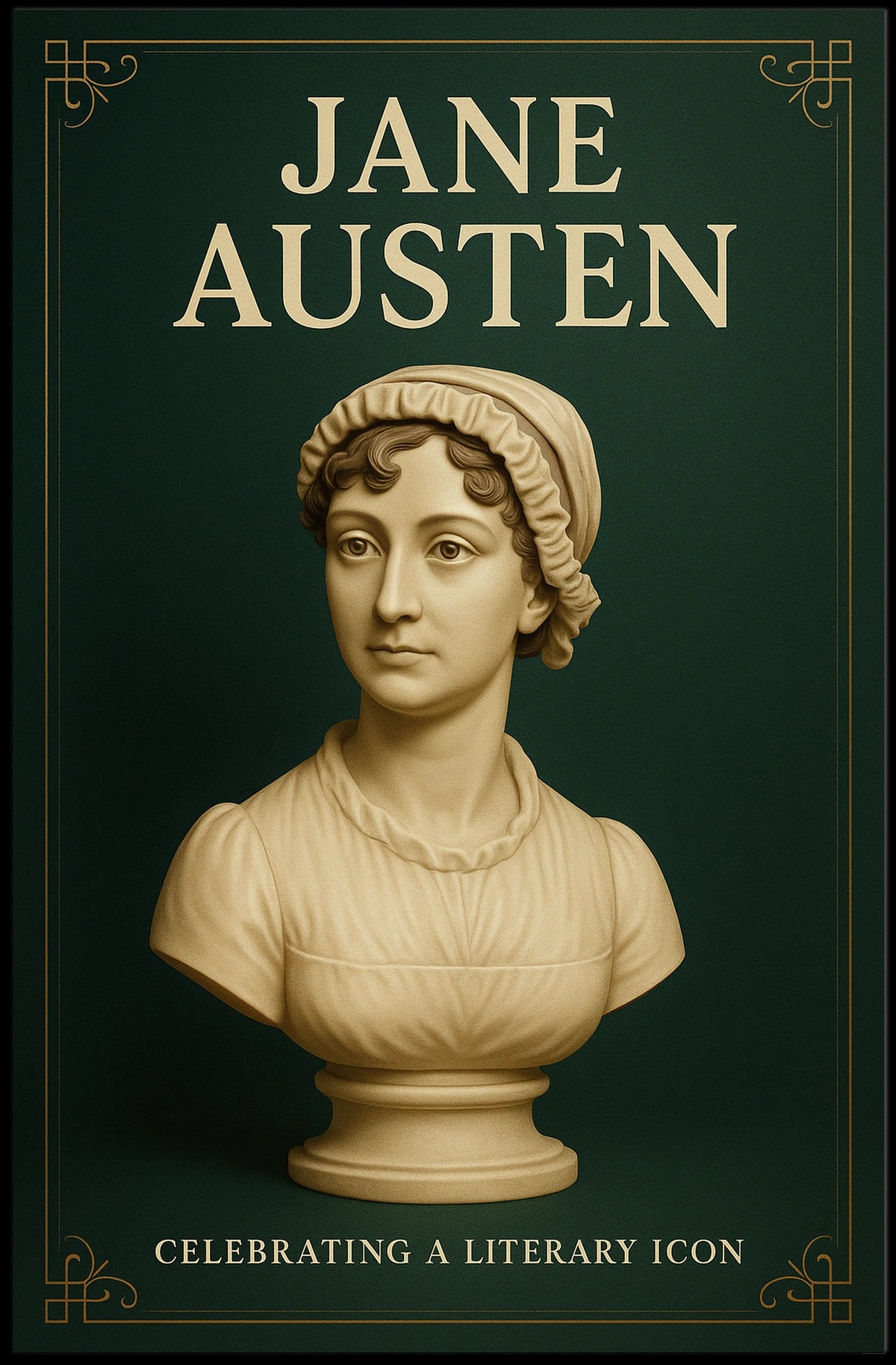 Jane Austen Celebrating A Literary Poster