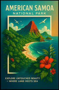 Explore Untouched Beauty National Park Travel Poster