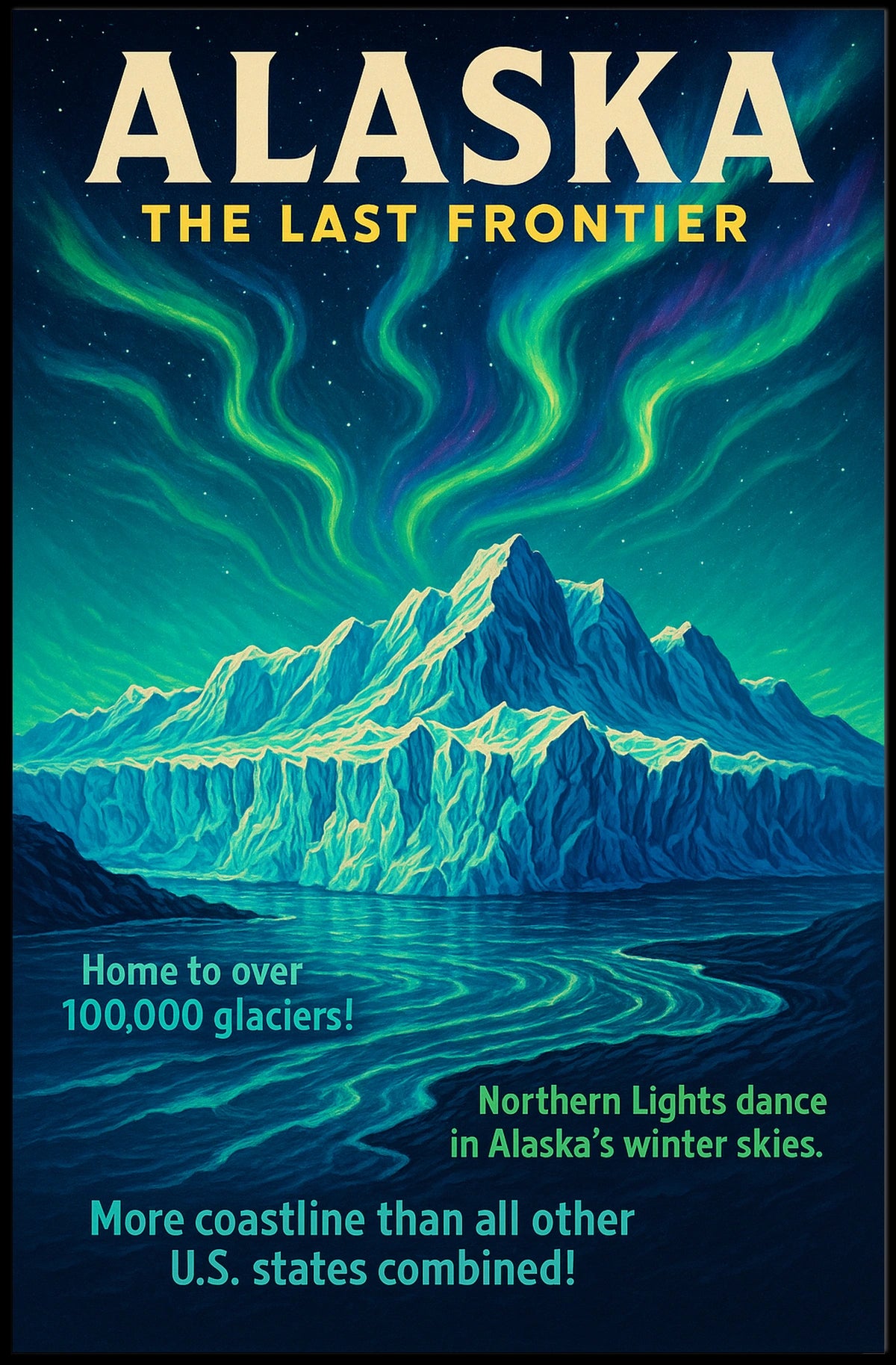 Alaska The Last Frontier Poster