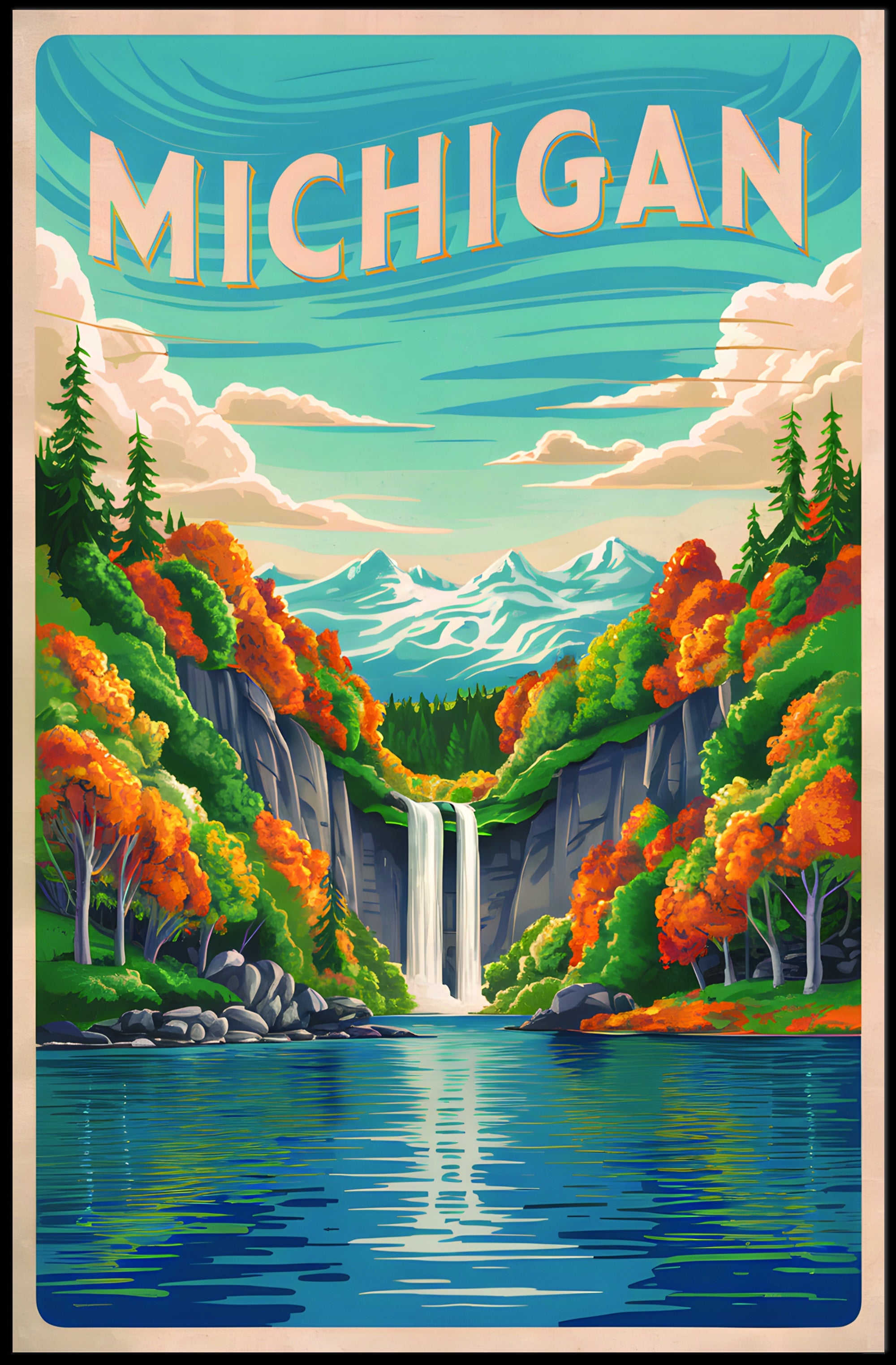 Michigan's Natural Beauty Poster
