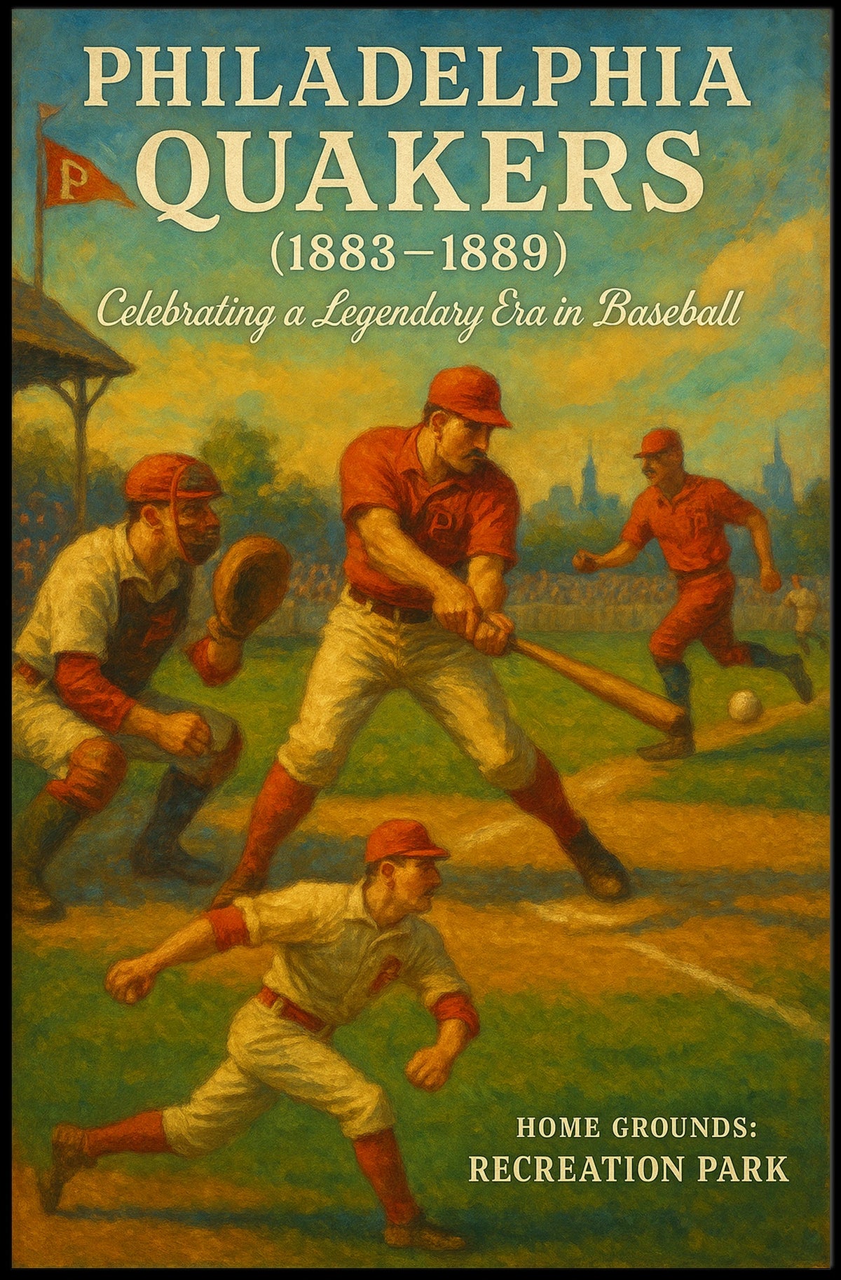 Philadelphia Quakers Celebrating A Poster