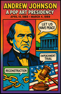Andrew Johnson A Pop Art Presidency Poster