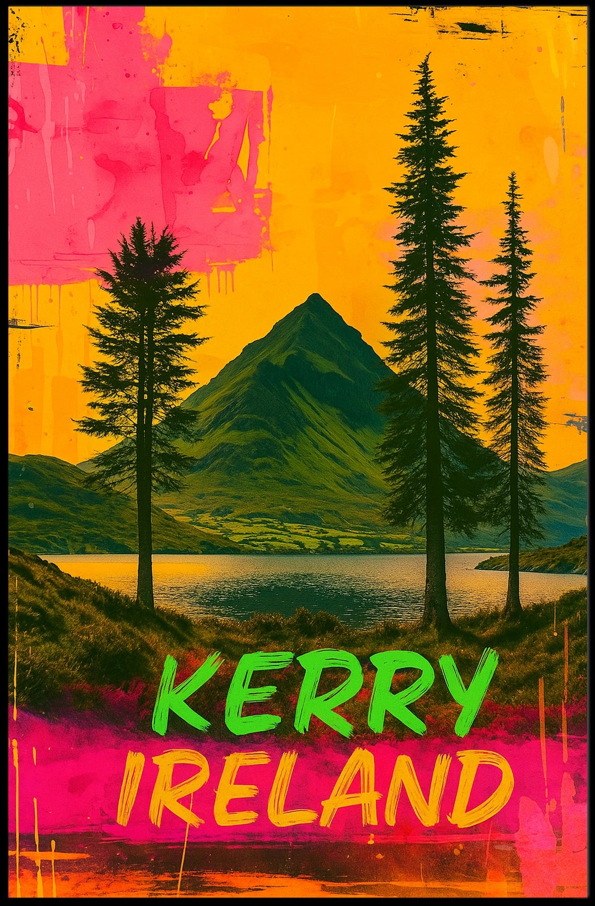Kerry, Ireland Vibrant Landscapes Poster