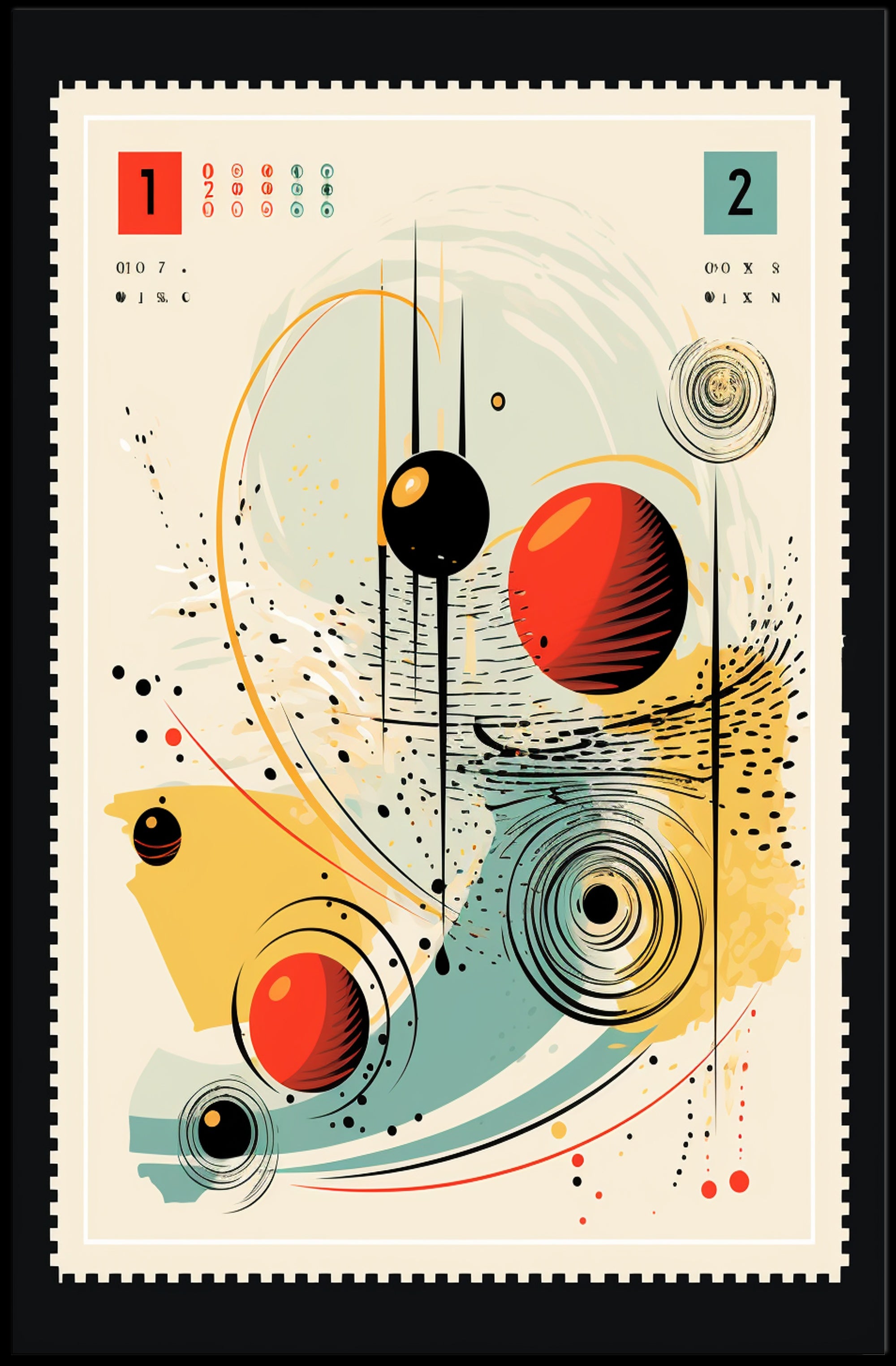 Abstract Cosmic Design Abstract Poster