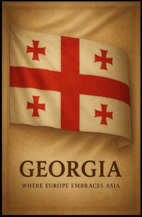 Georgia Where Europe Embraces Asia Poster