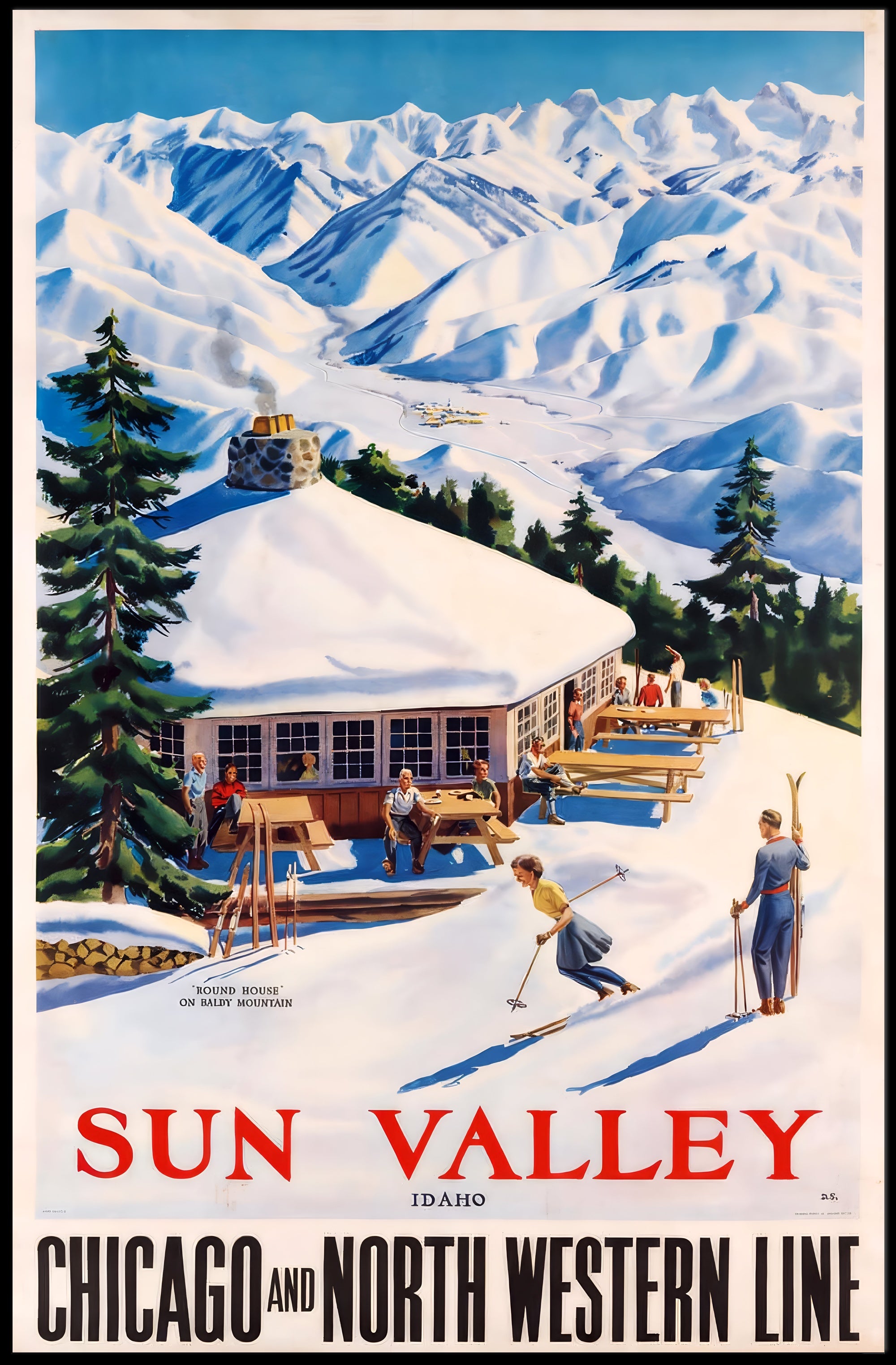 Sun Valley Winter Retreat Poster PosterGoat