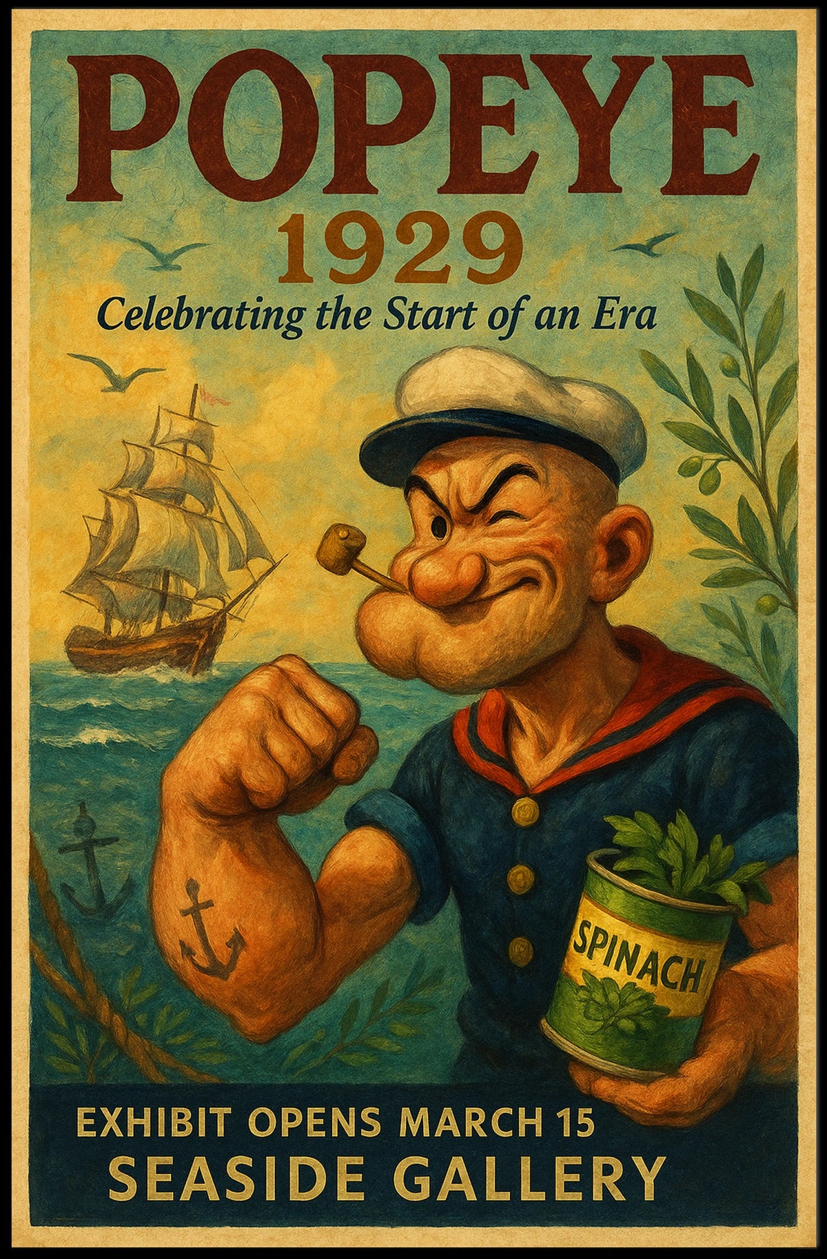 Popeye 1929 Art Poster POP-04
