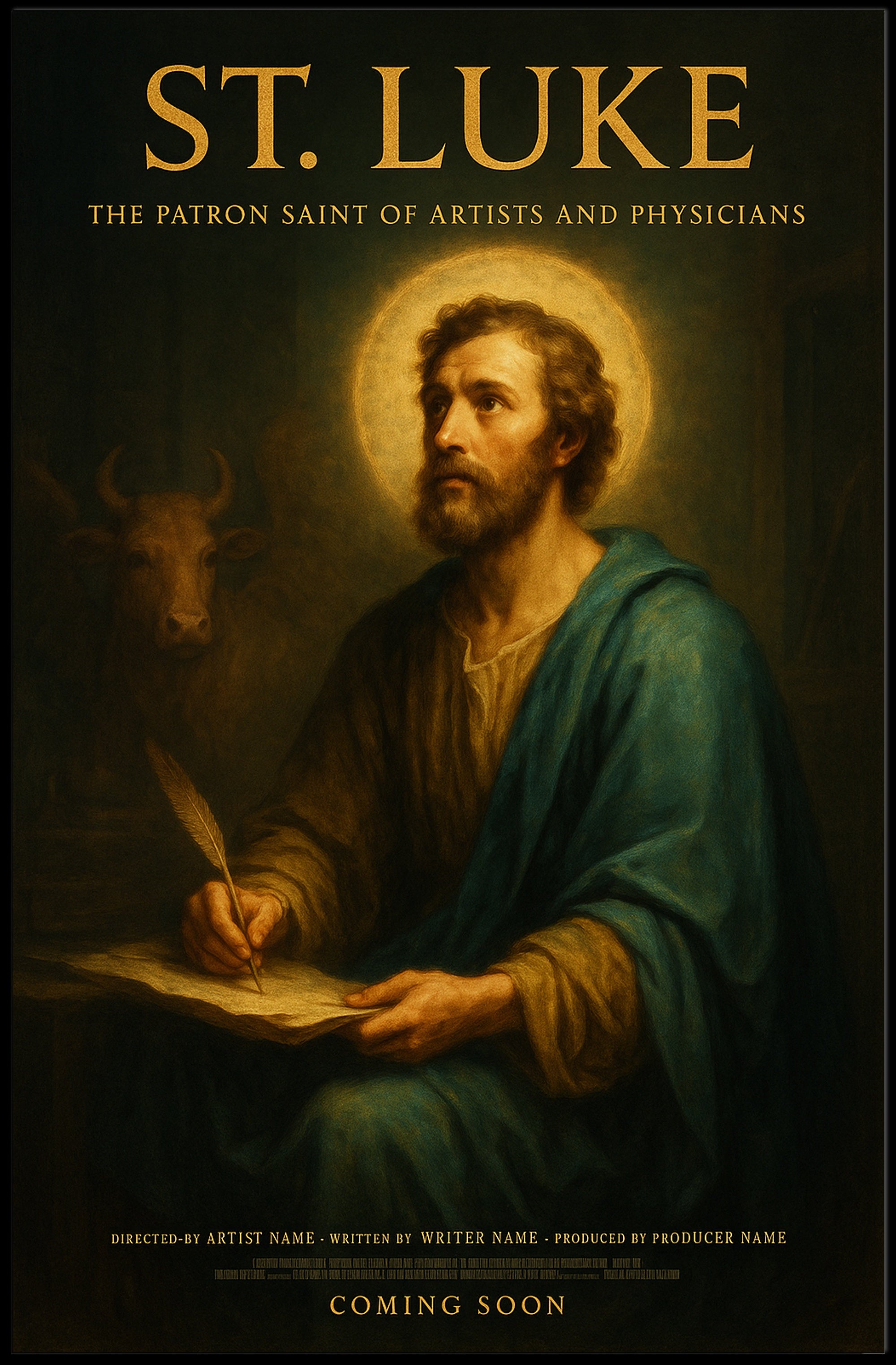 St. Luke Patron Saint Of Artists Poster PosterGoat