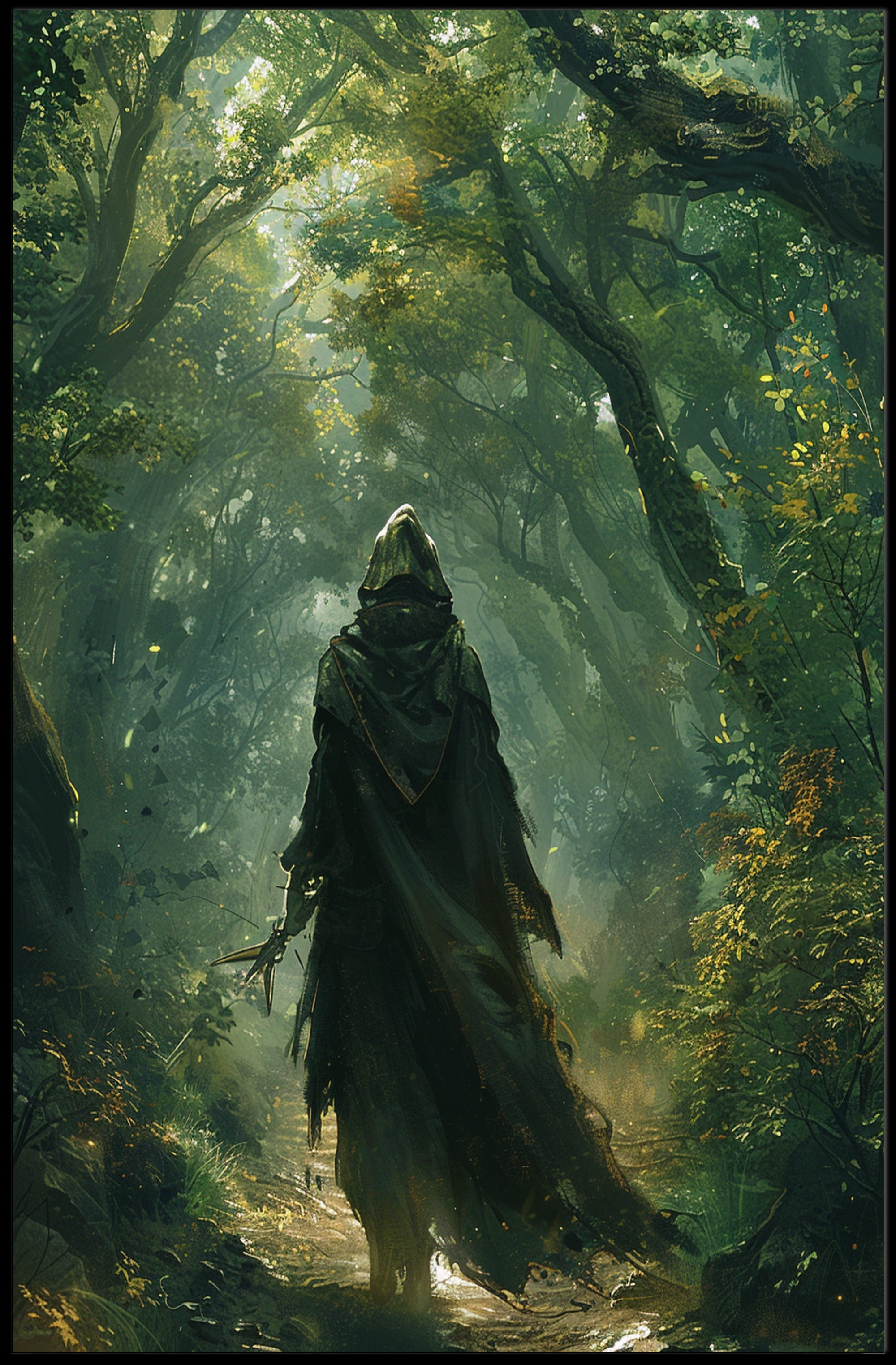 Mystical Forest Adventure Journey Fantasy or Mythology Poster PosterGoat