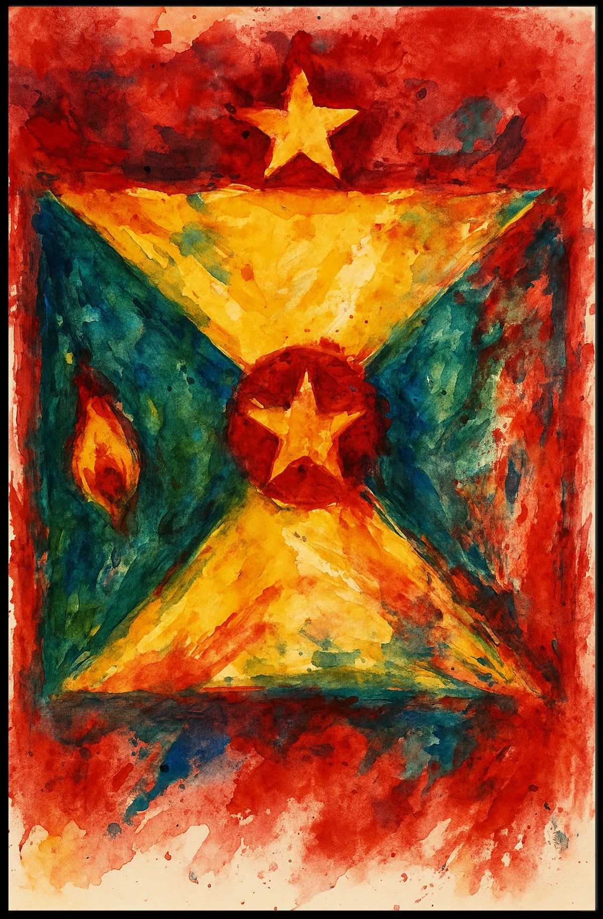 Vibrant Expression Poster