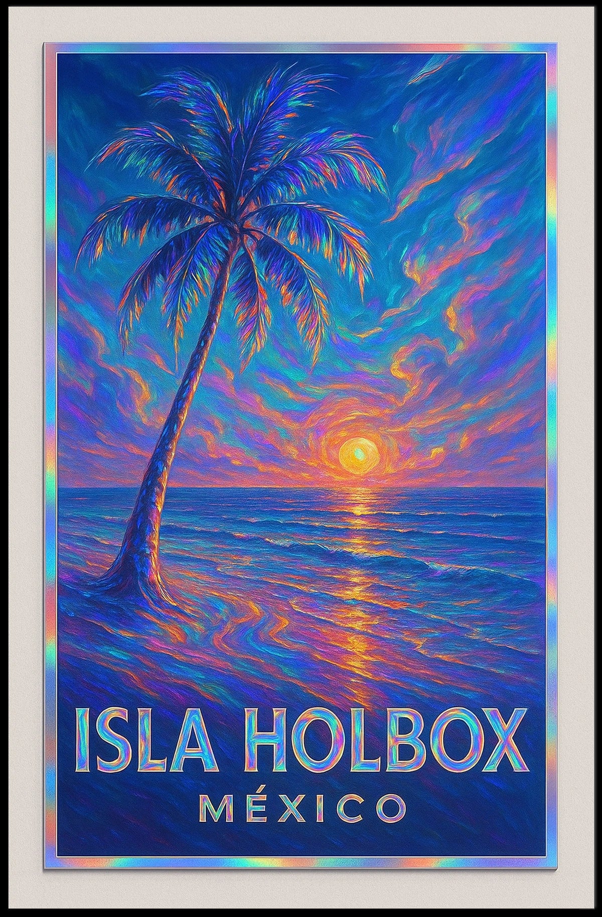 Isla Holbox Sunset Poster