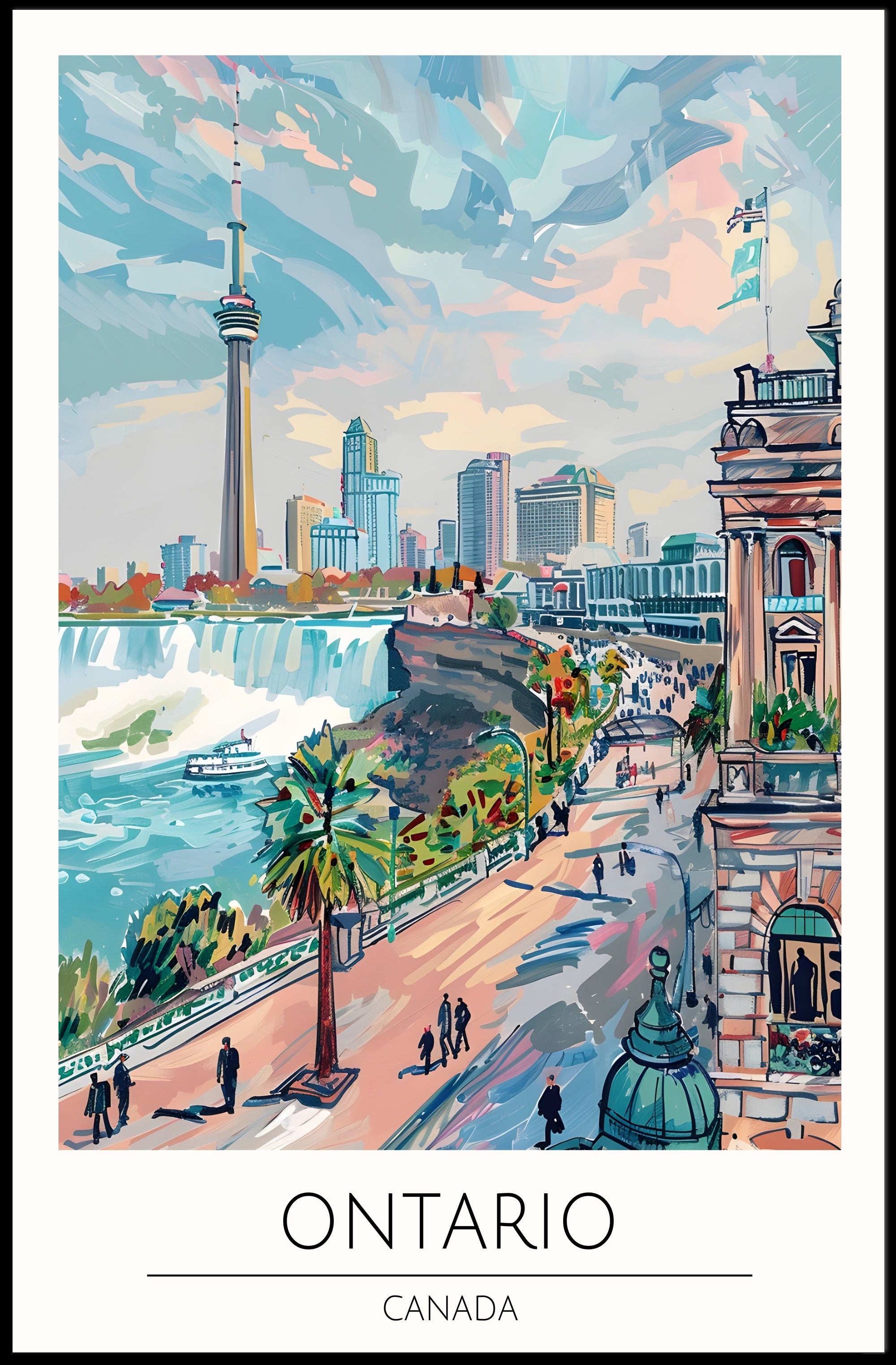 Vibrant Ontario Poster PosterGoat