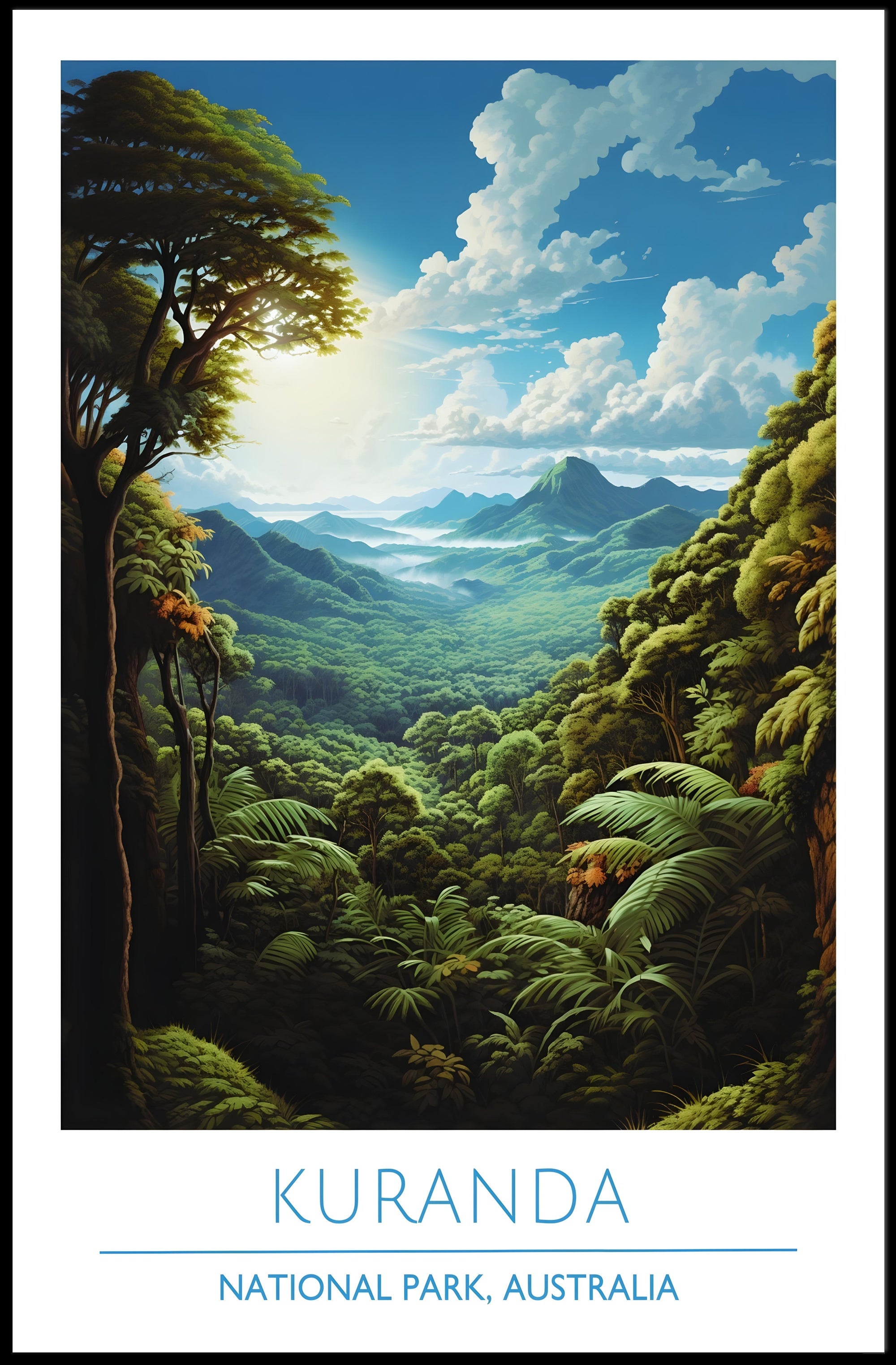 Kuranda National Park Poster