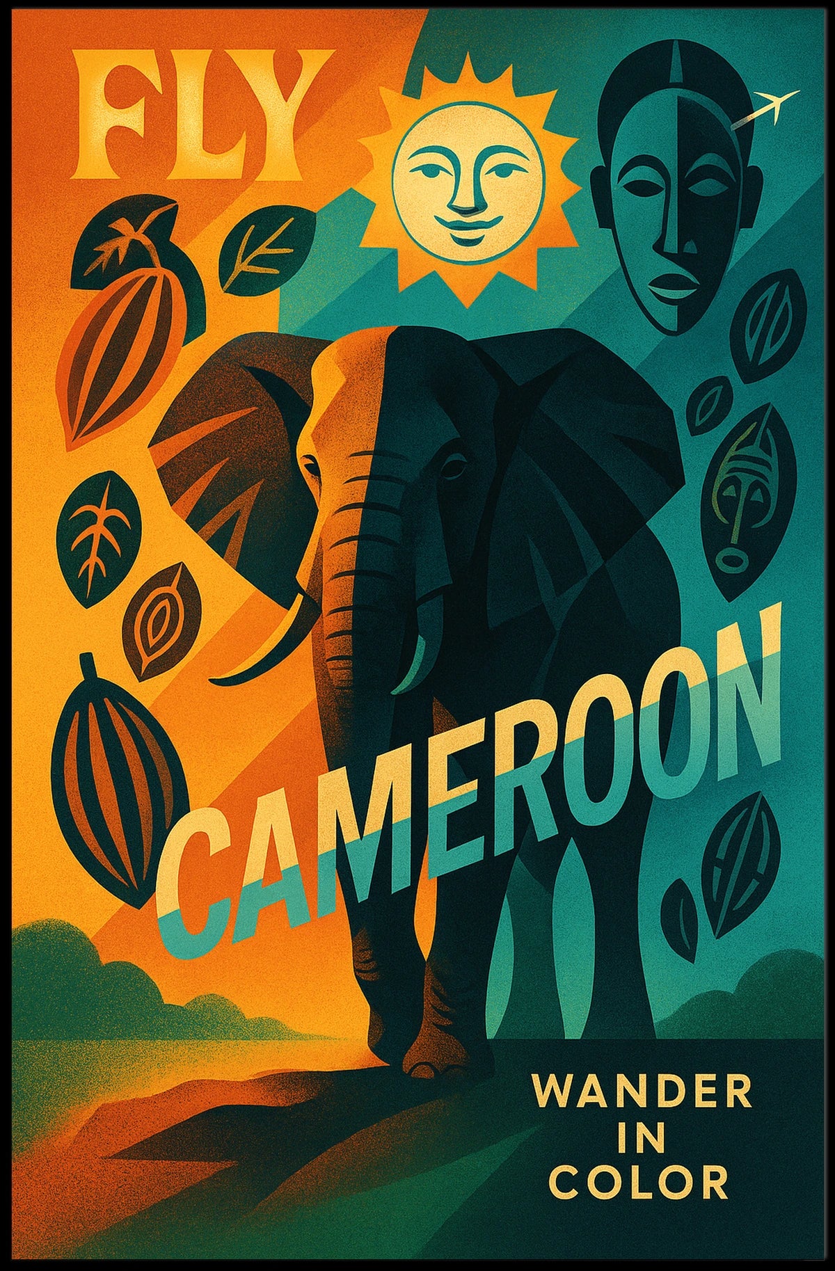 Fly Cameroon Poster