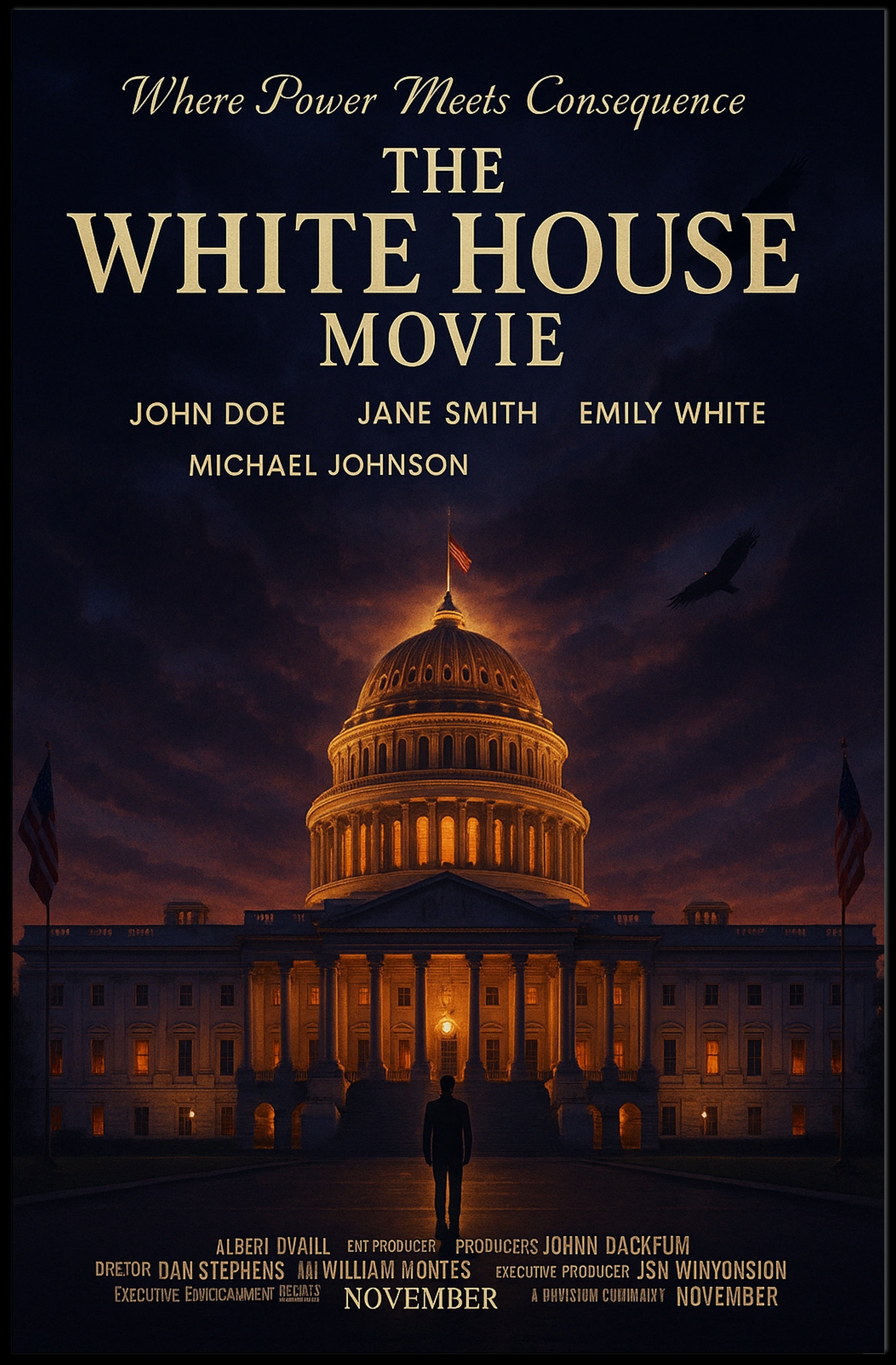 The White House Movie Poster PosterGoat