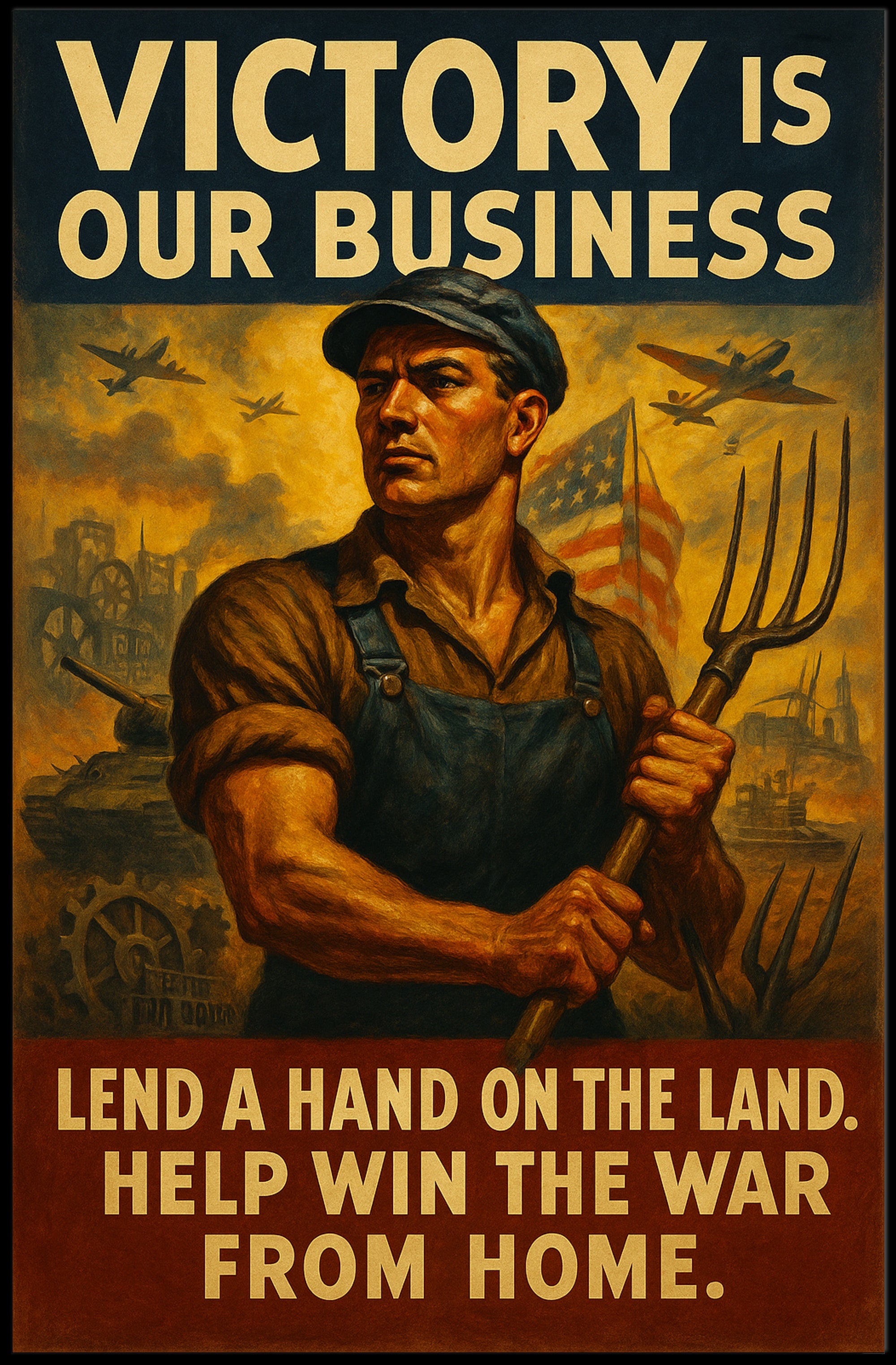 Victory is Our Business Poster