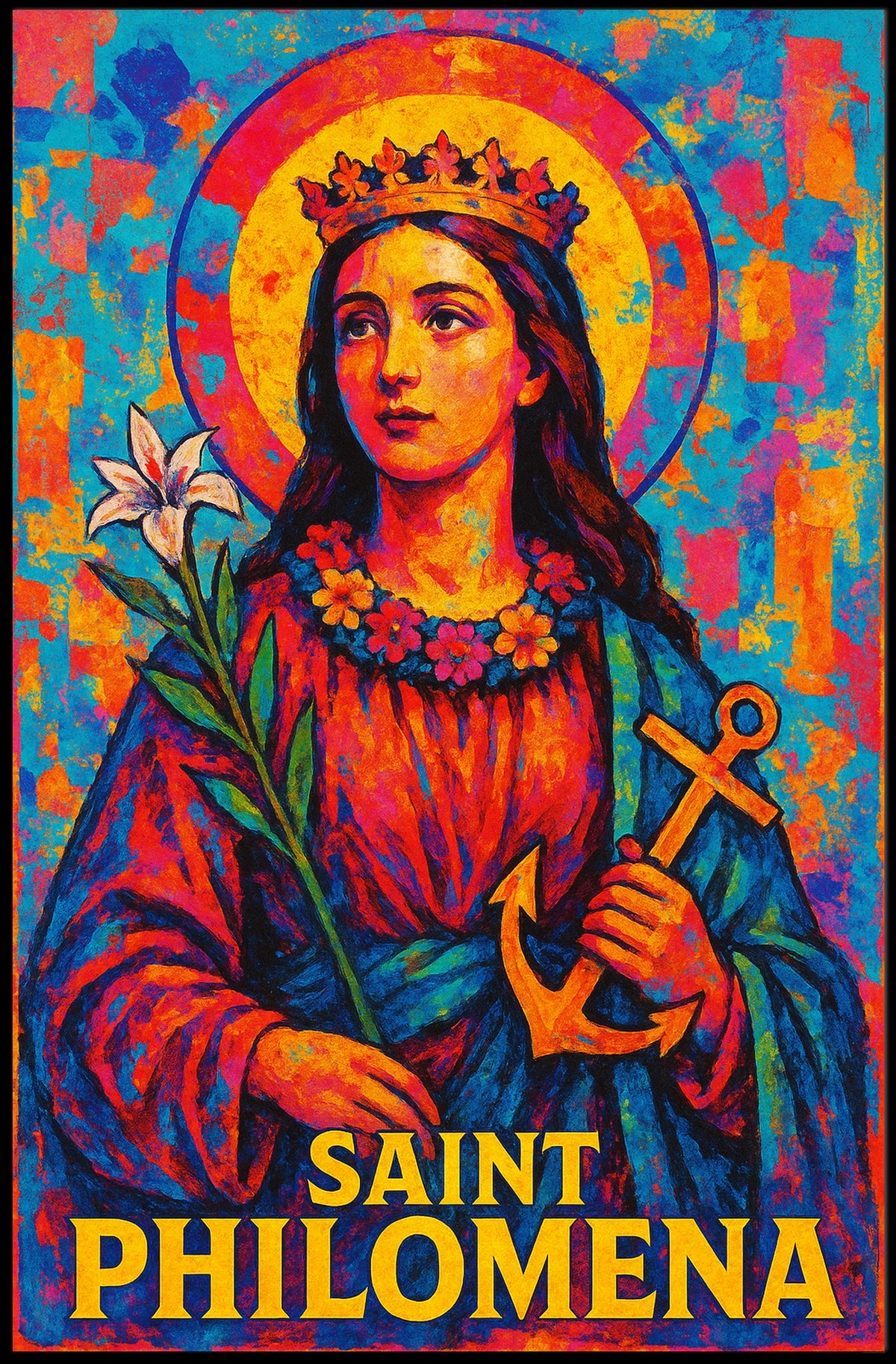 Saint Philomena Poster