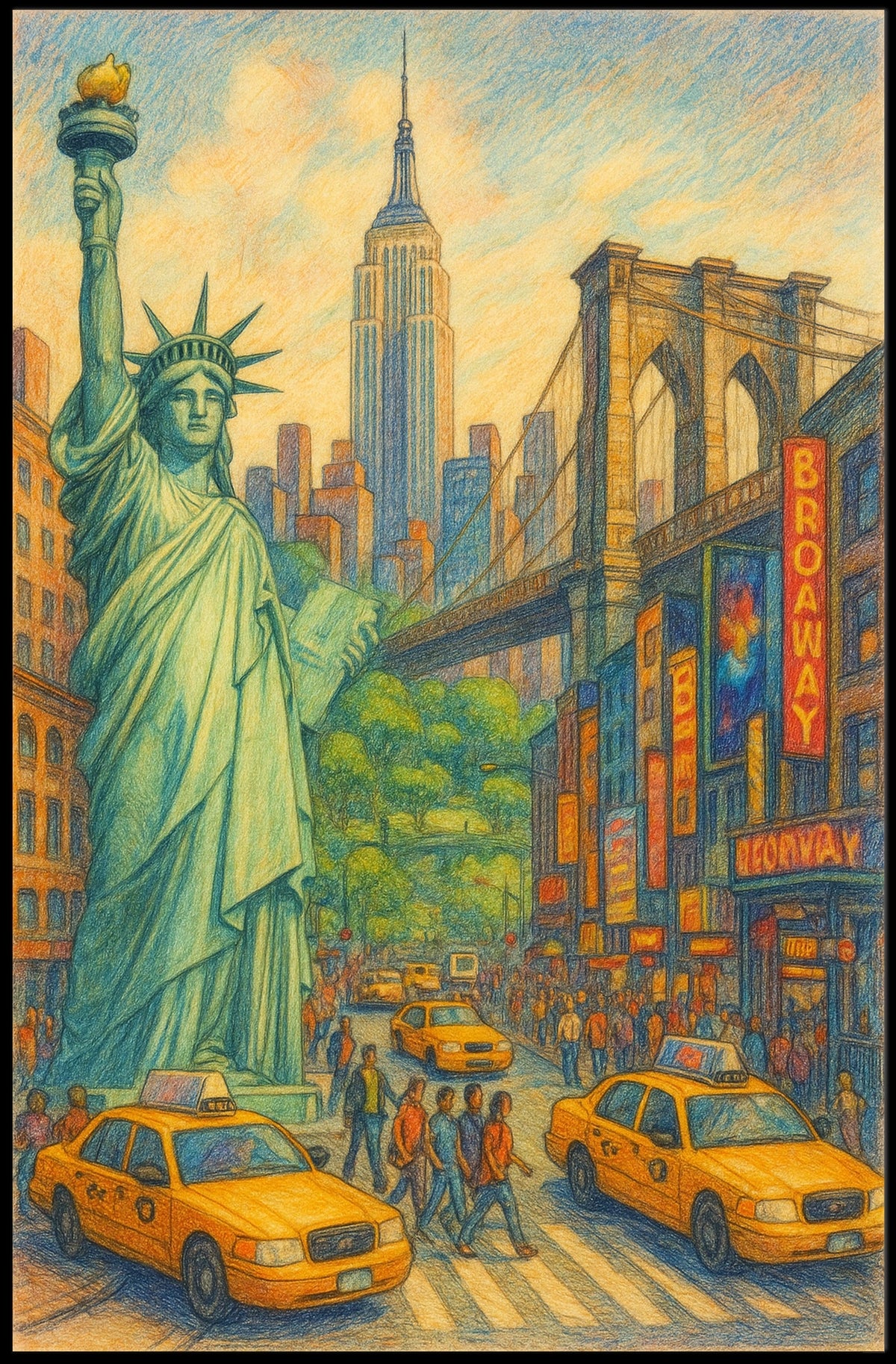New York City Vibes Poster