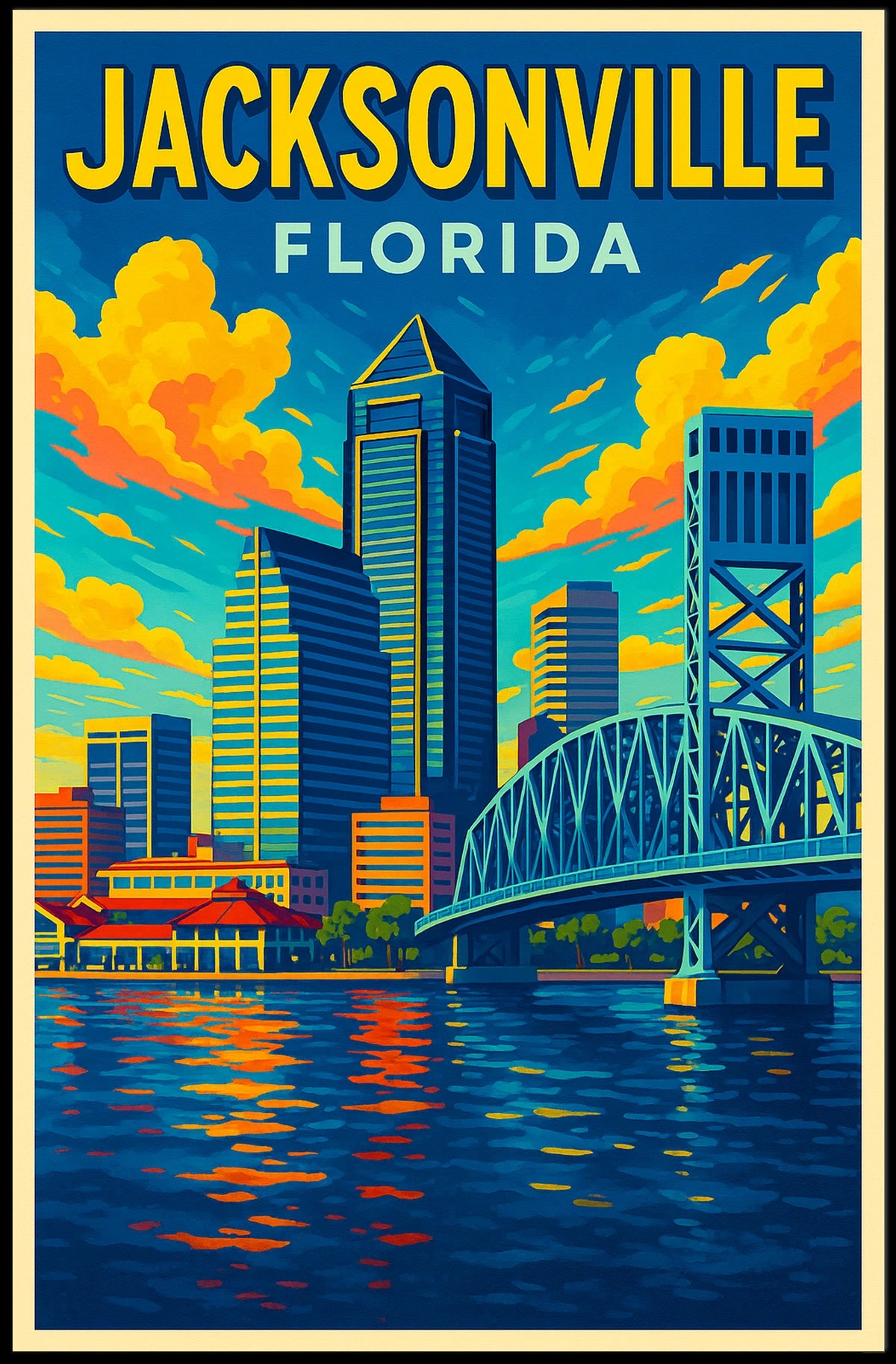 Jacksonville, Florida Poster