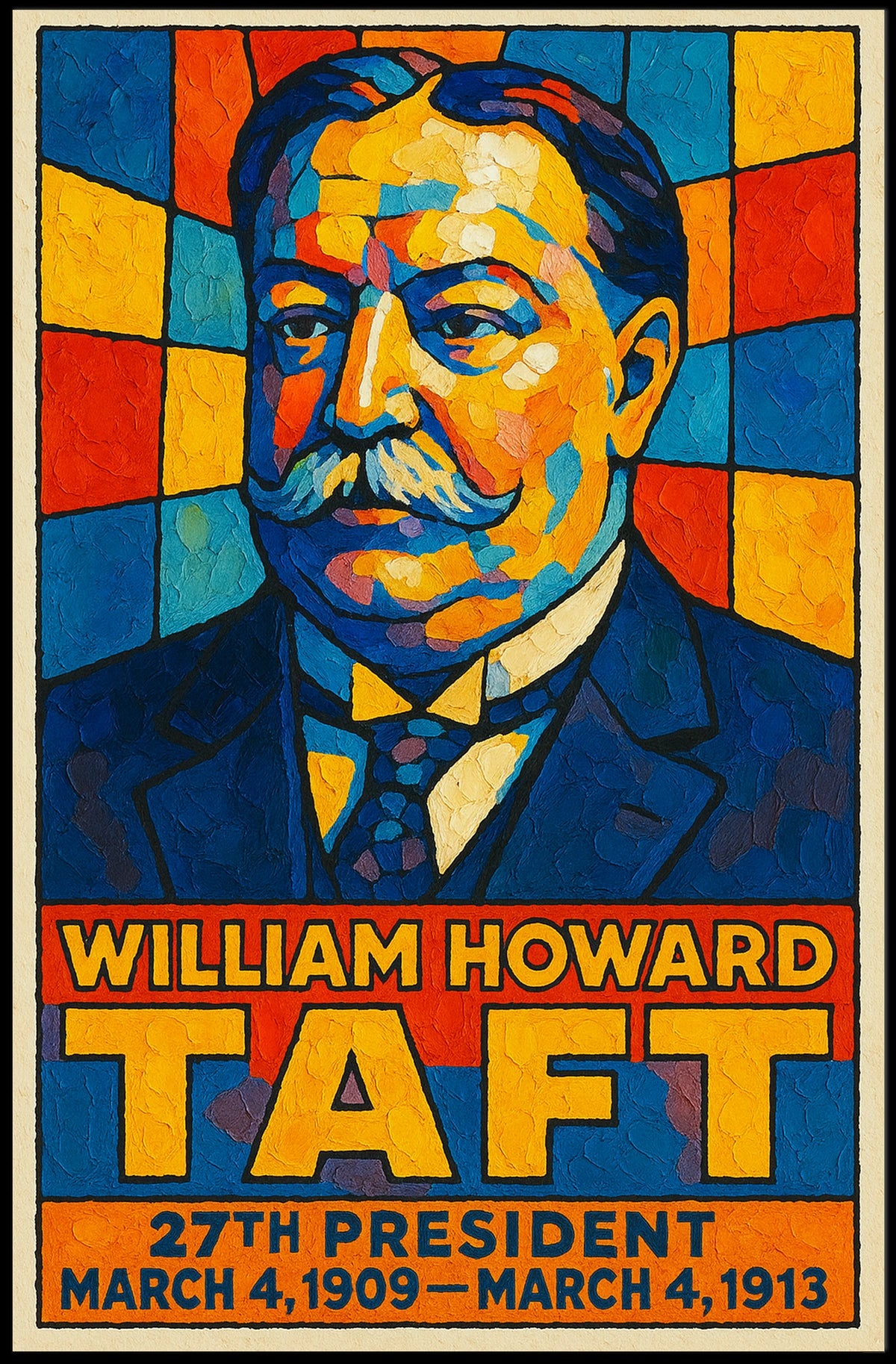 William Howard Taft 27Th President Poster