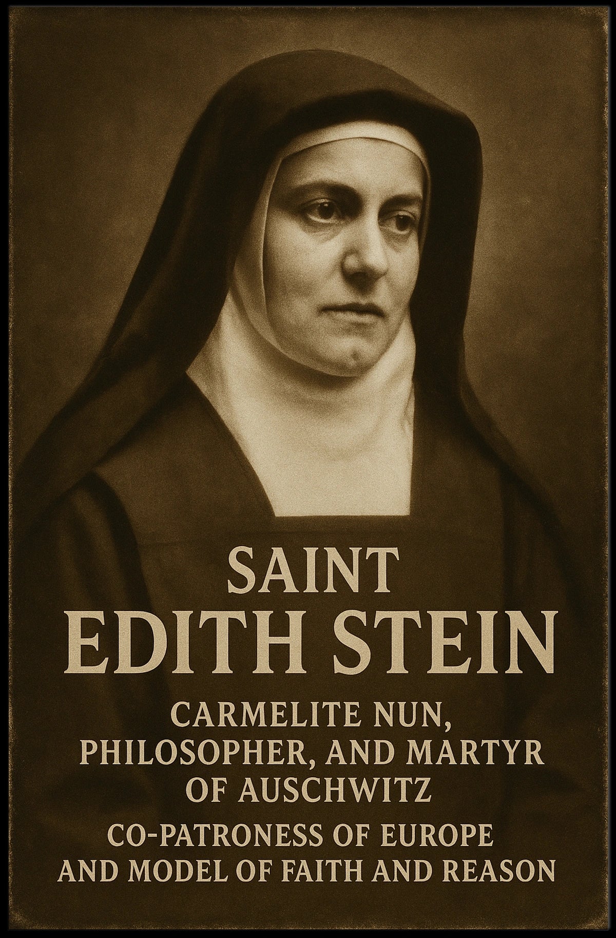 Saint Edith Stein Poster