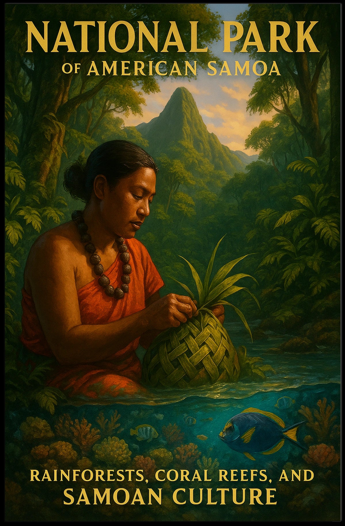 National Park Of American Samoa Poster