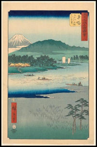 Serene Landscape with Mount Fuji Poster PosterGoat