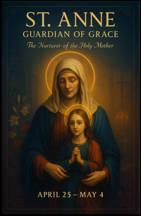 St. Anne Devotional Masterpiece: Cultural or Heritage Poster PosterGoat