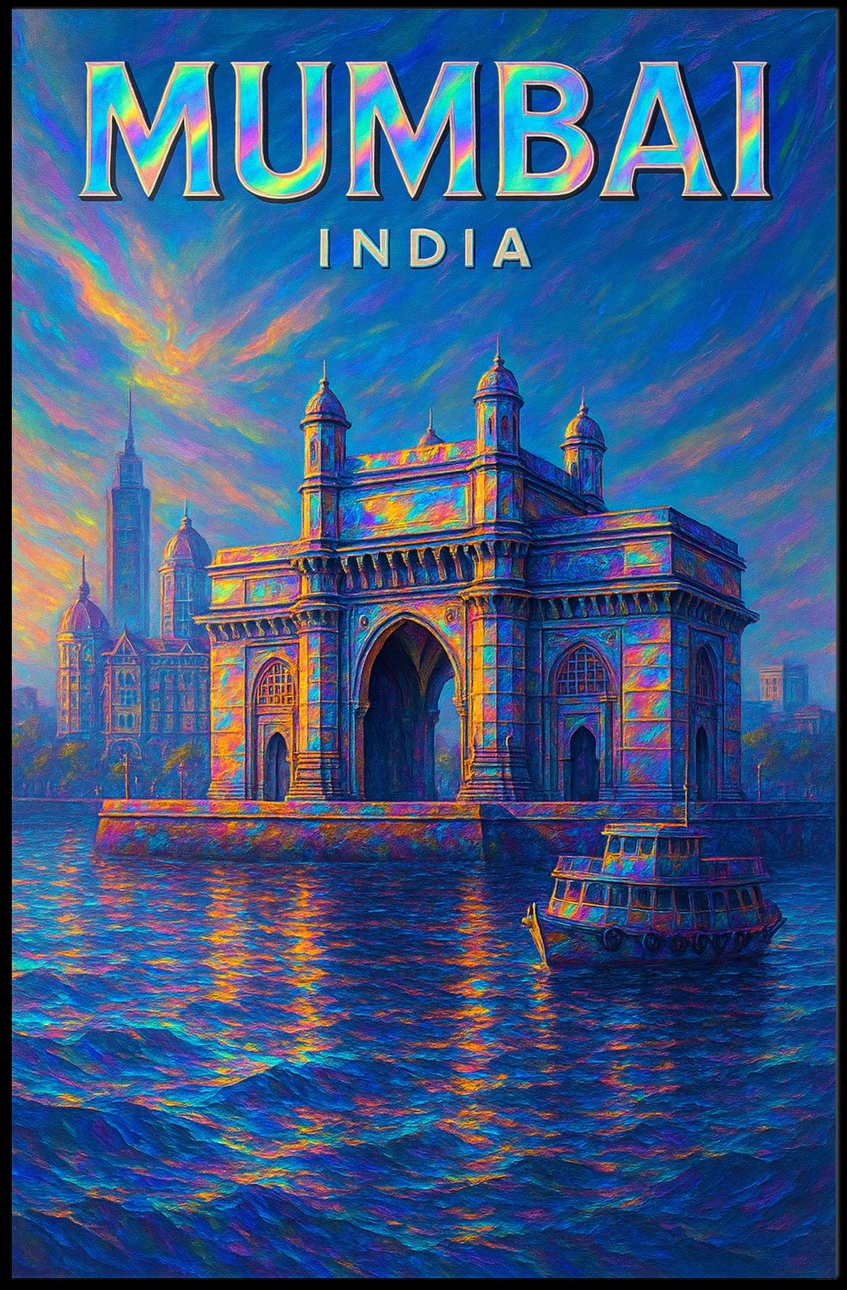 MumbaiS Iconic Gateway Poster