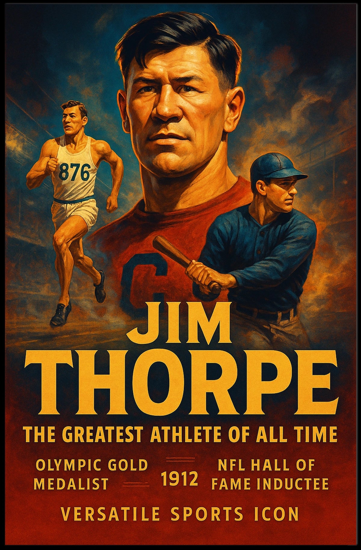 Celebrating a Sports Legend Poster