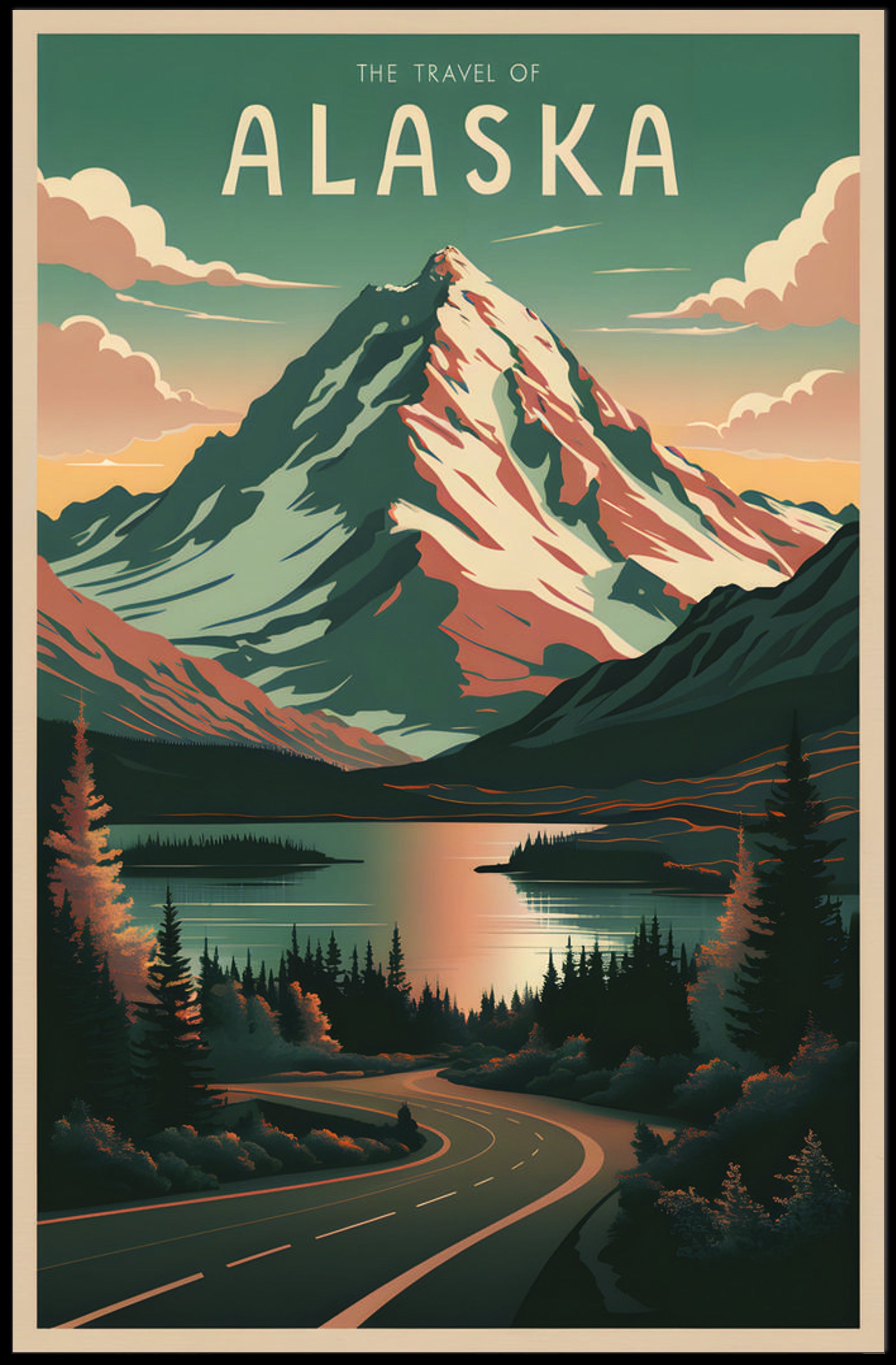 The Beauty of Alaska Poster