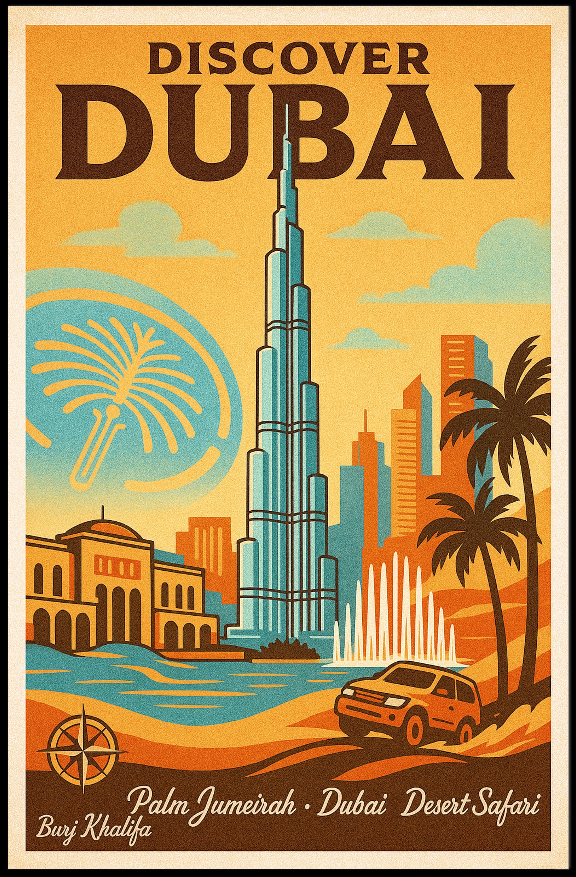 Discover Dubai Poster