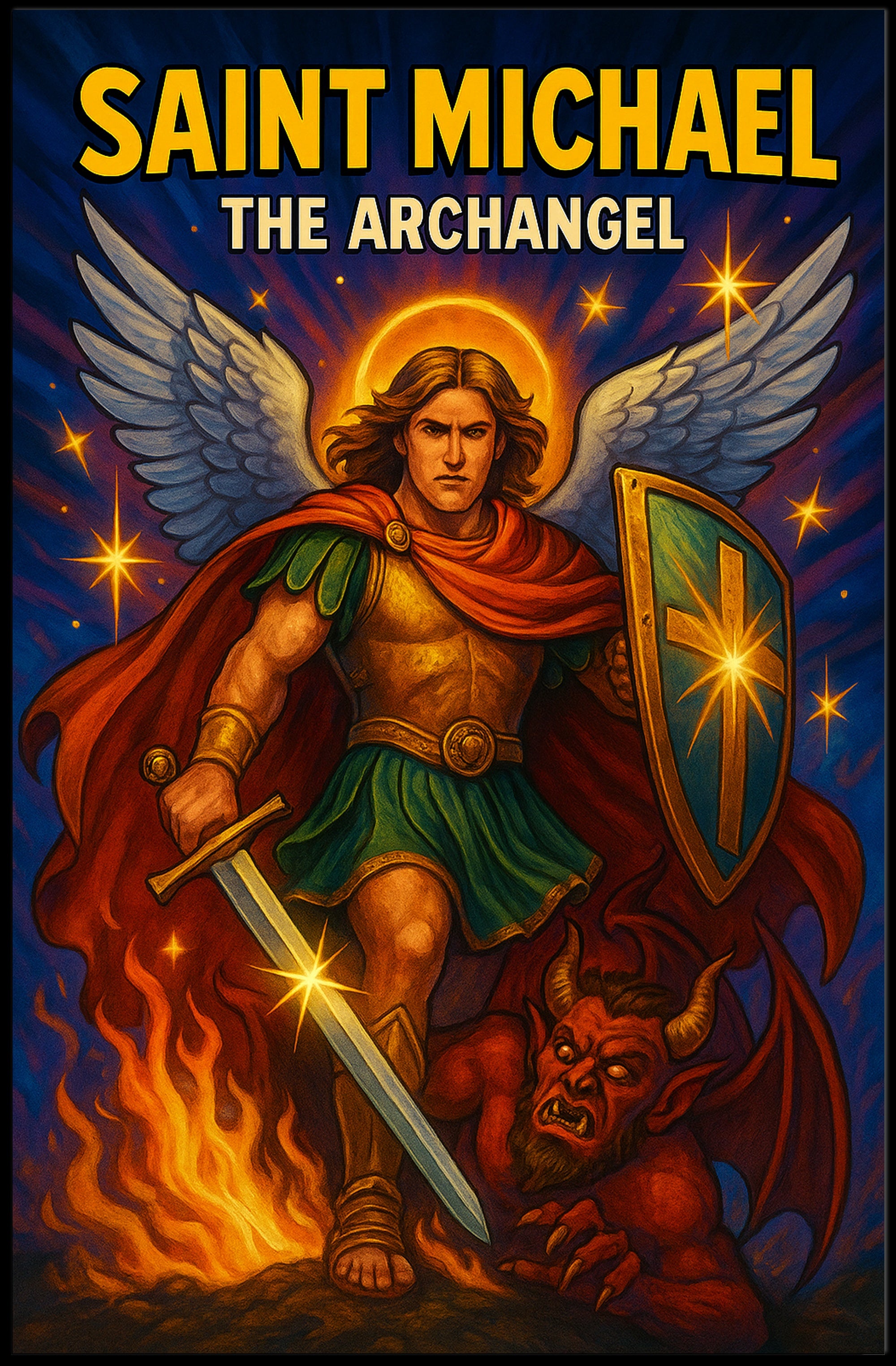 Saint Michael the Archangel Poster PosterGoat
