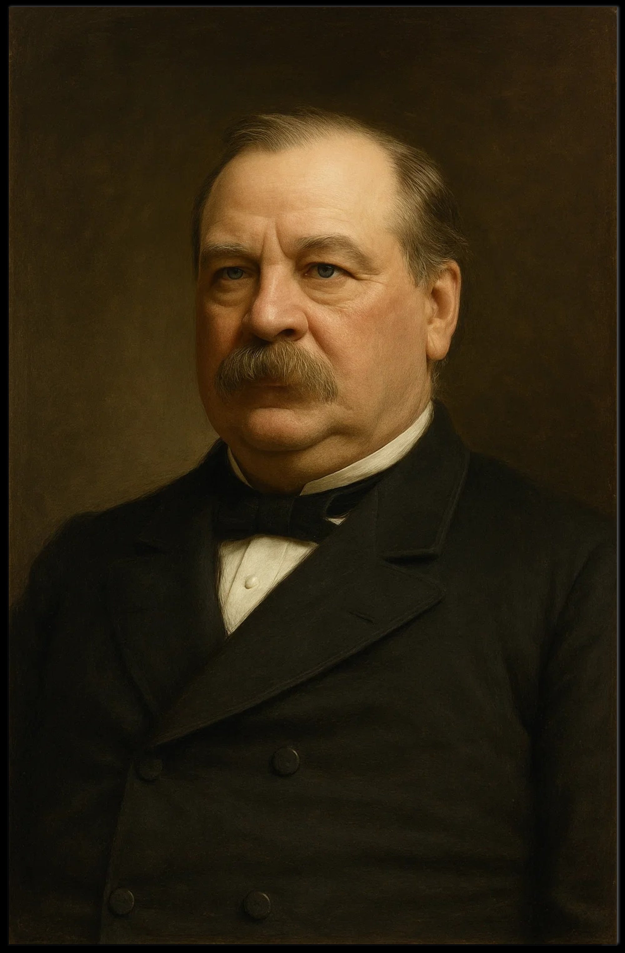 Dignified Formal Portrait Art Classic Historical or Presidential Poster