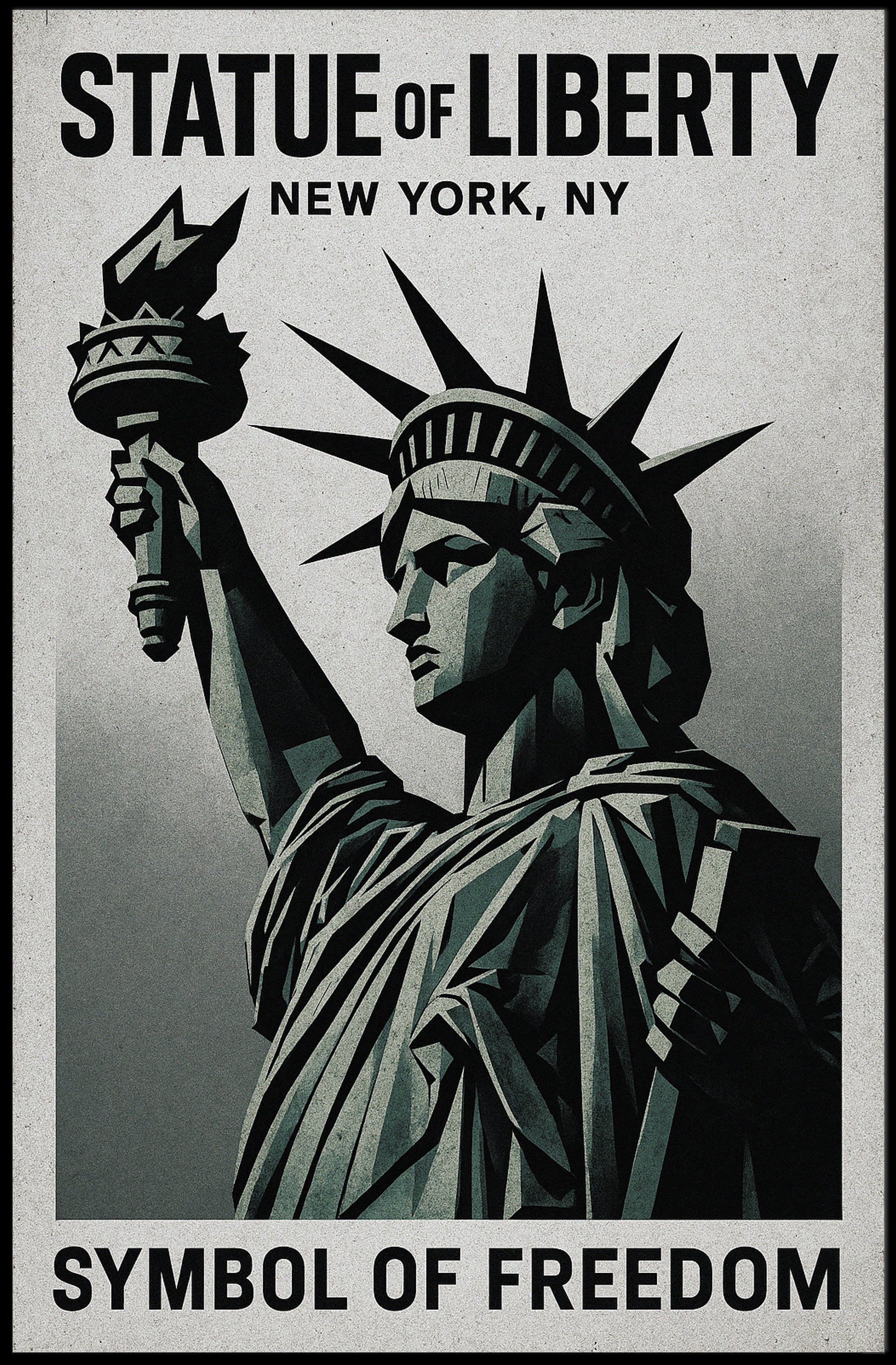 Statue of Liberty Symbol of Freedom Poster