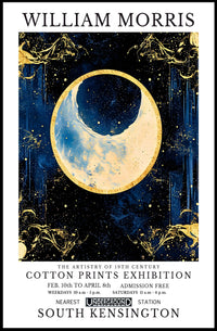 William Morris Cotton Prints Exhibition Poster