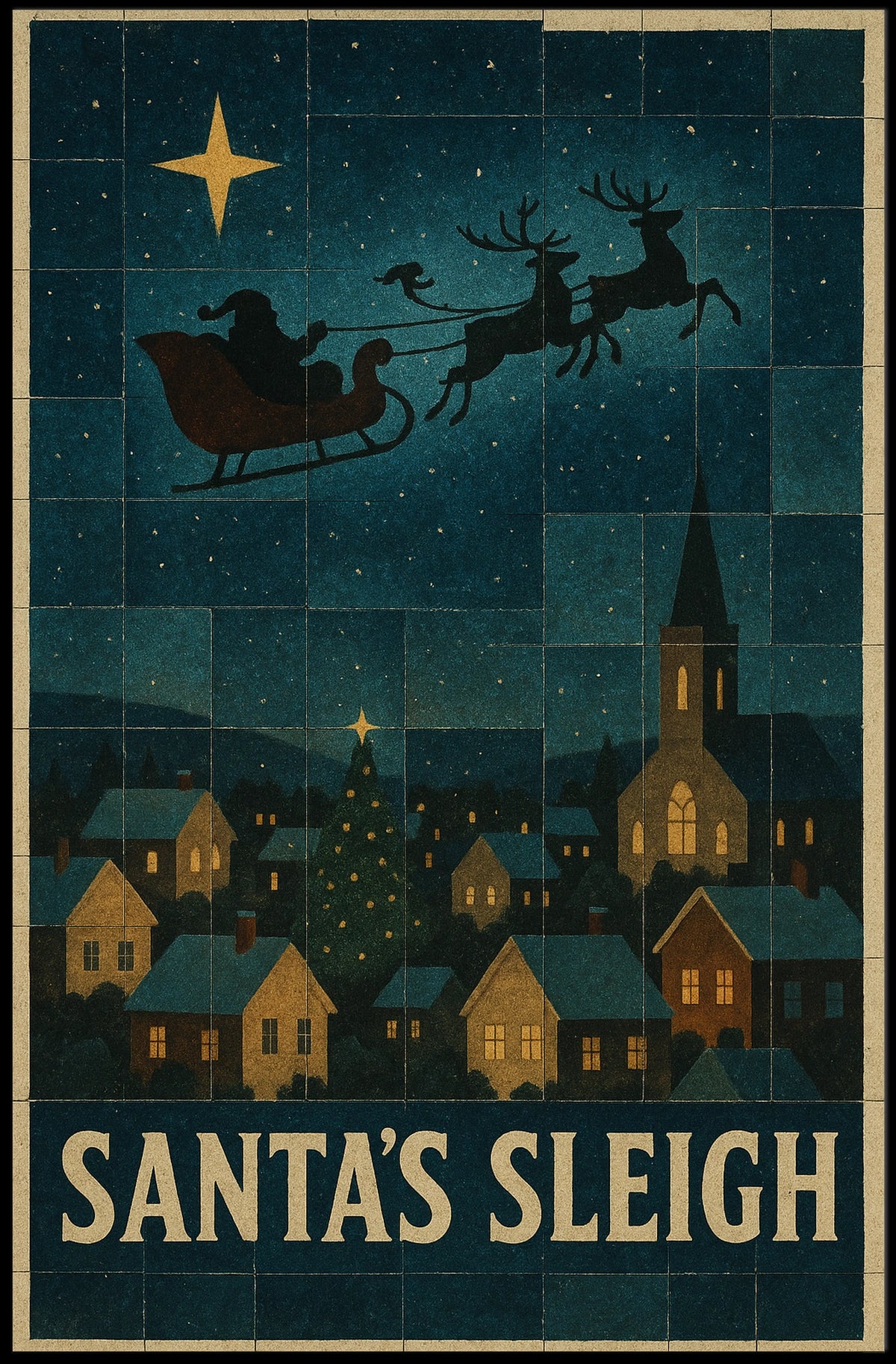 SantaS Sleigh Poster
