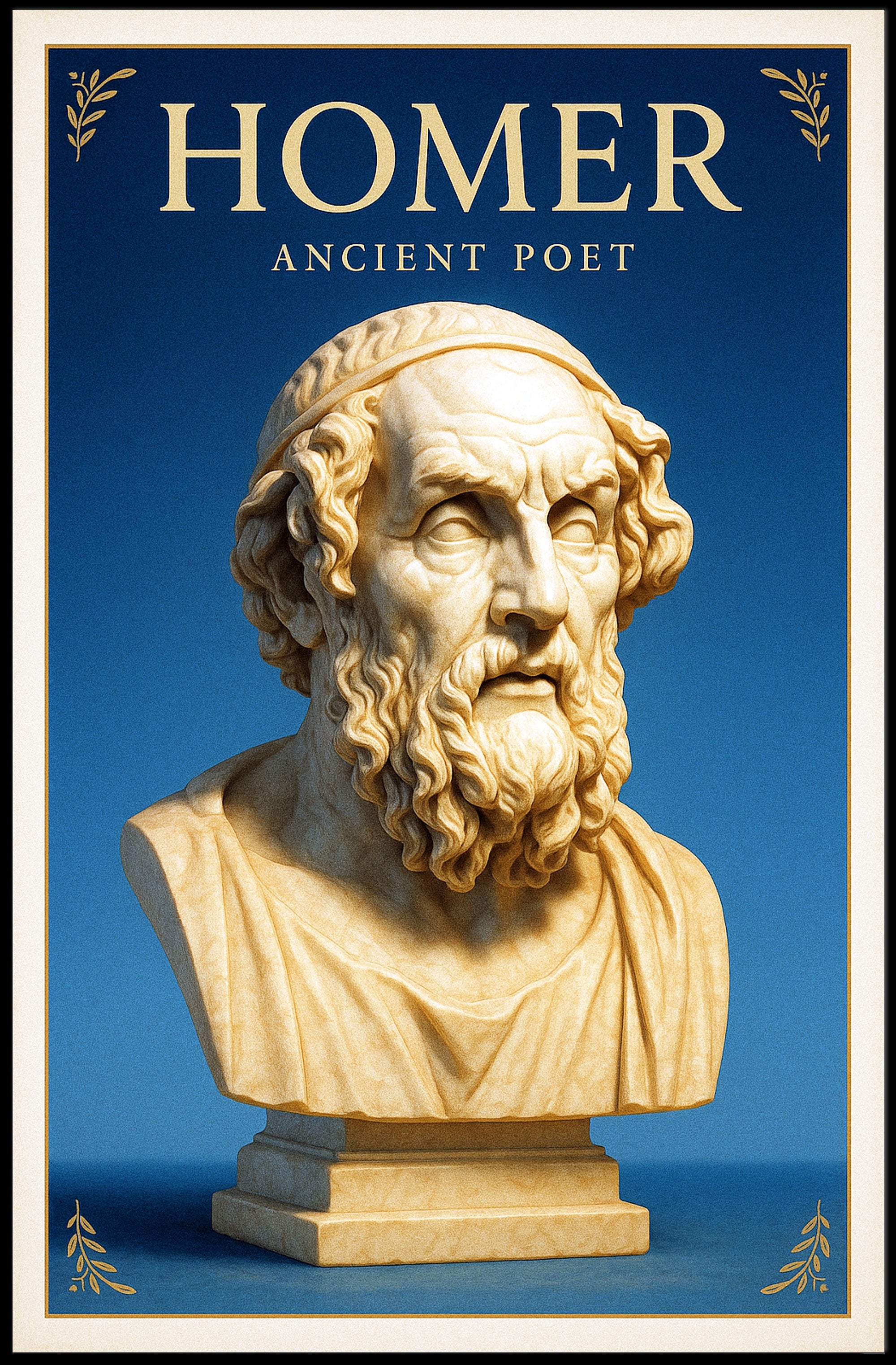 Homer Ancient Poet Poster PosterGoat