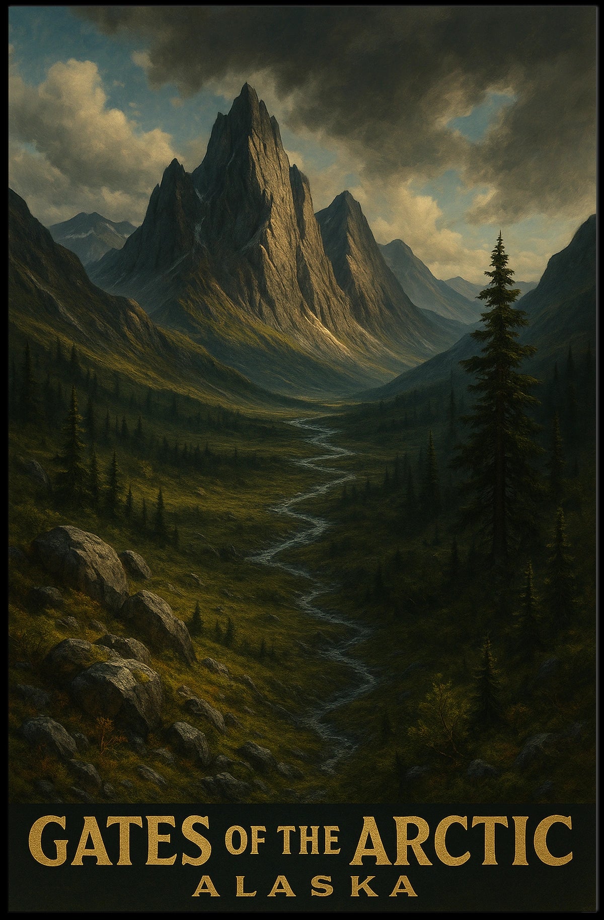 Gates Of The Arctic Alaska Poster