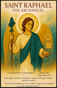 Saint Raphael the Archangel Poster PosterGoat