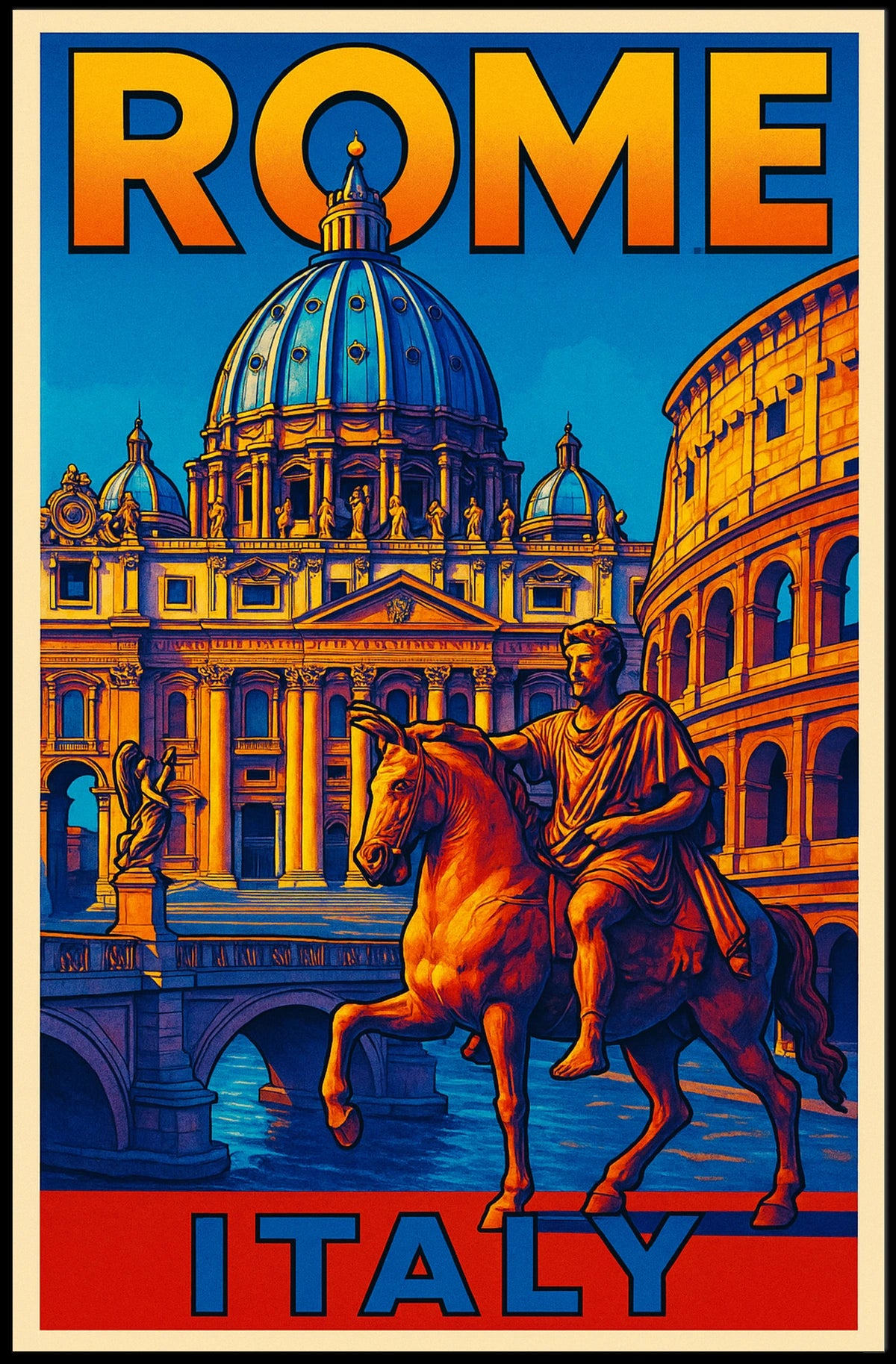 Rome, Italy Timeless Majesty Poster