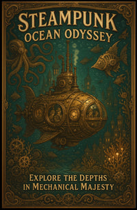 Steampunk Ocean Odyssey Poster