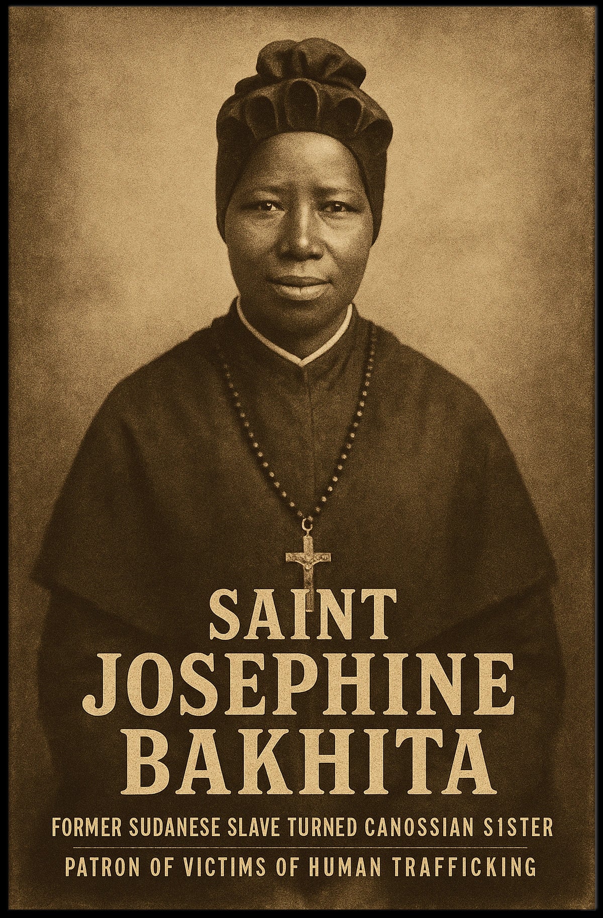 Saint Josephine Bakhita Poster