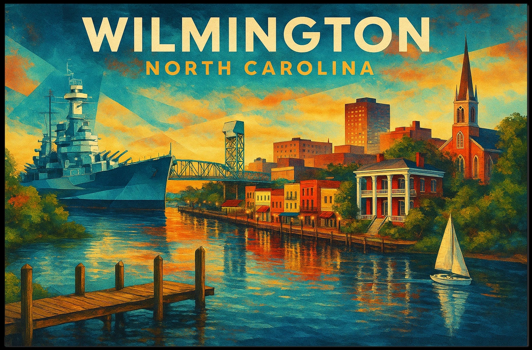 Wilmington, North Carolina Poster