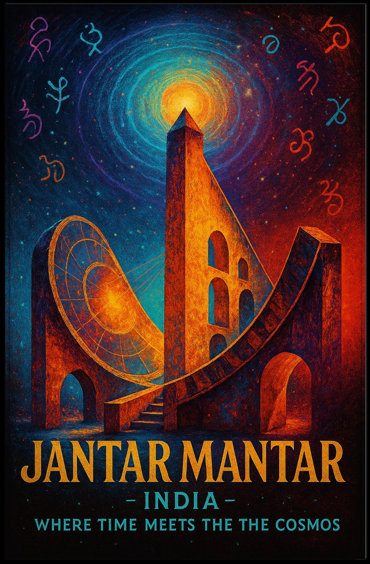 Jantar Mantar Where Time Meets the Cosmos Poster