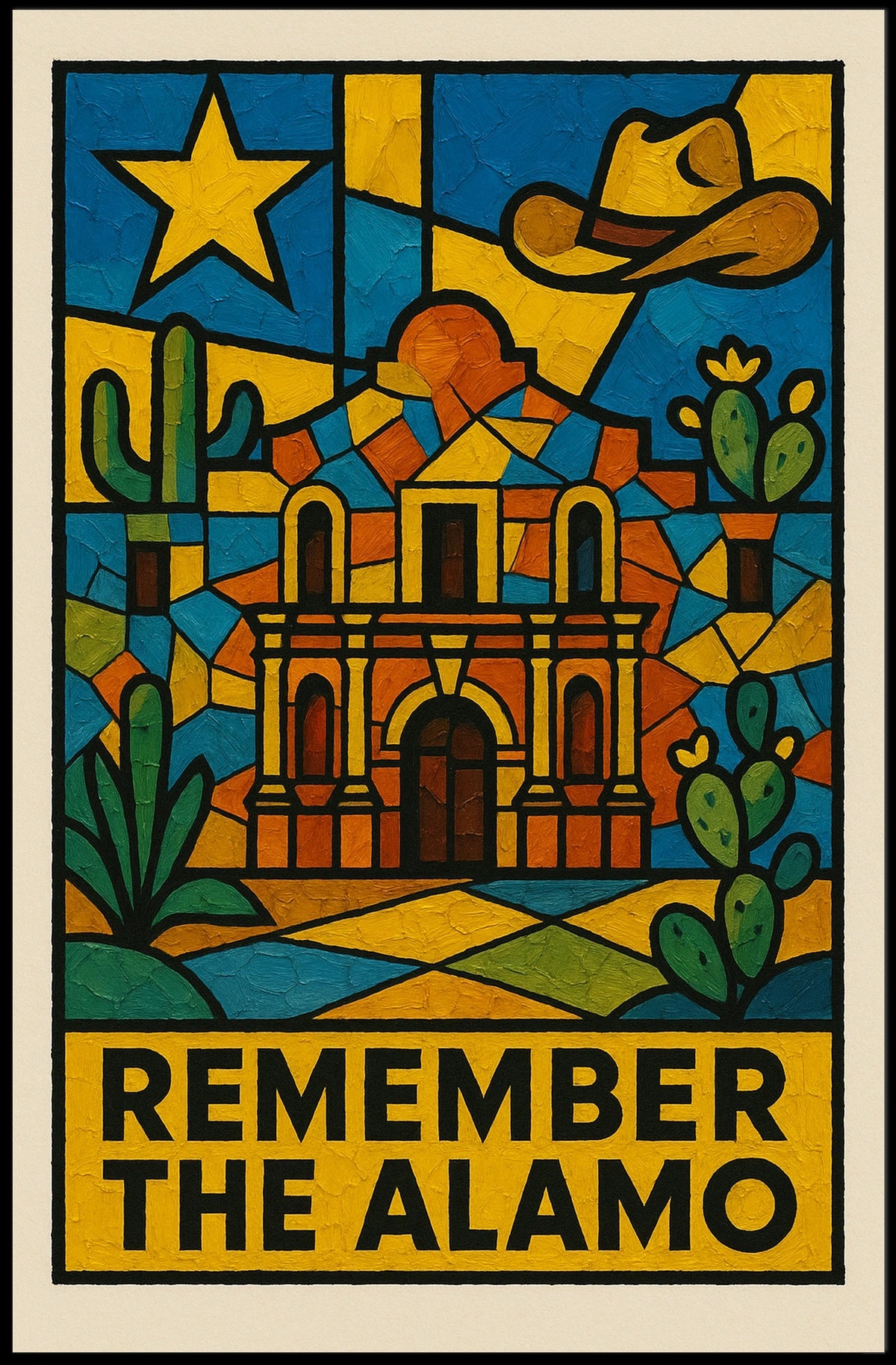 Remember The Alamo Poster