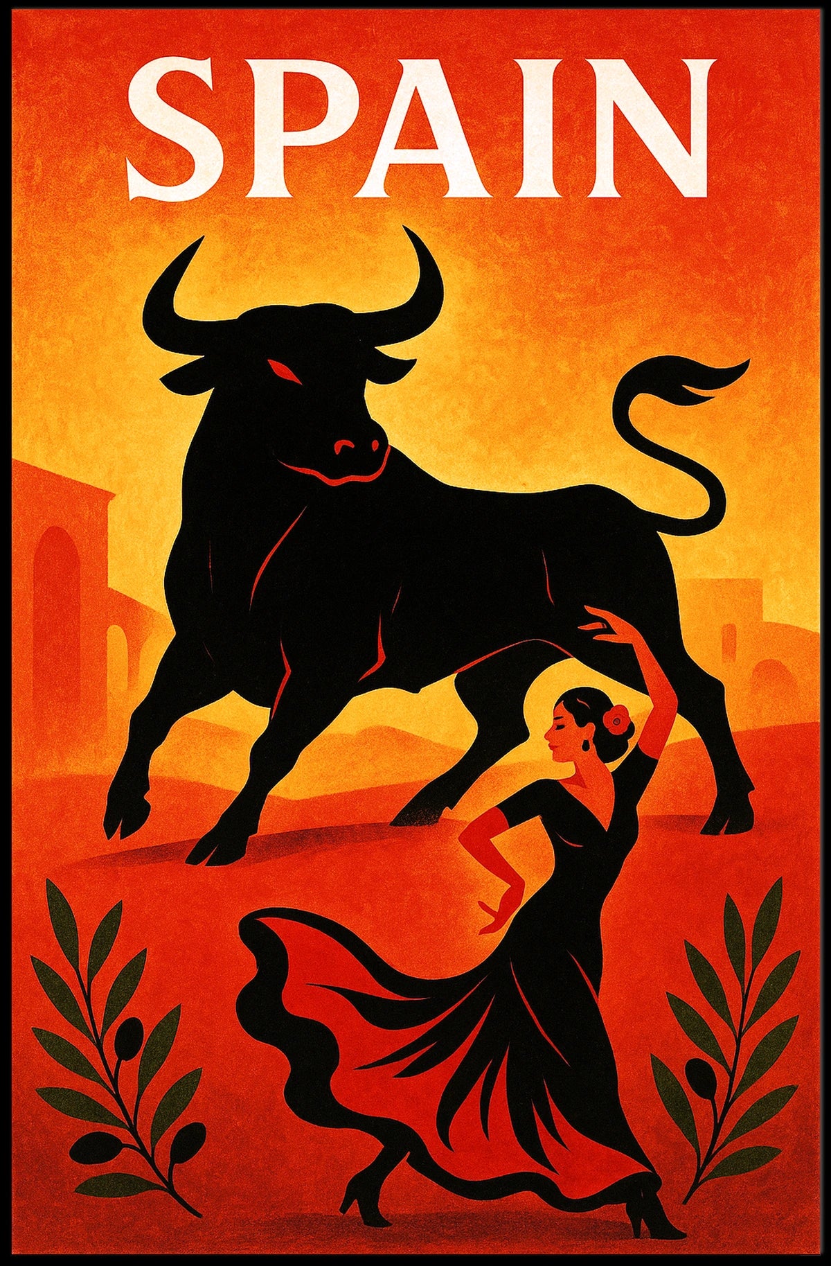 Vibrant Spain Poster