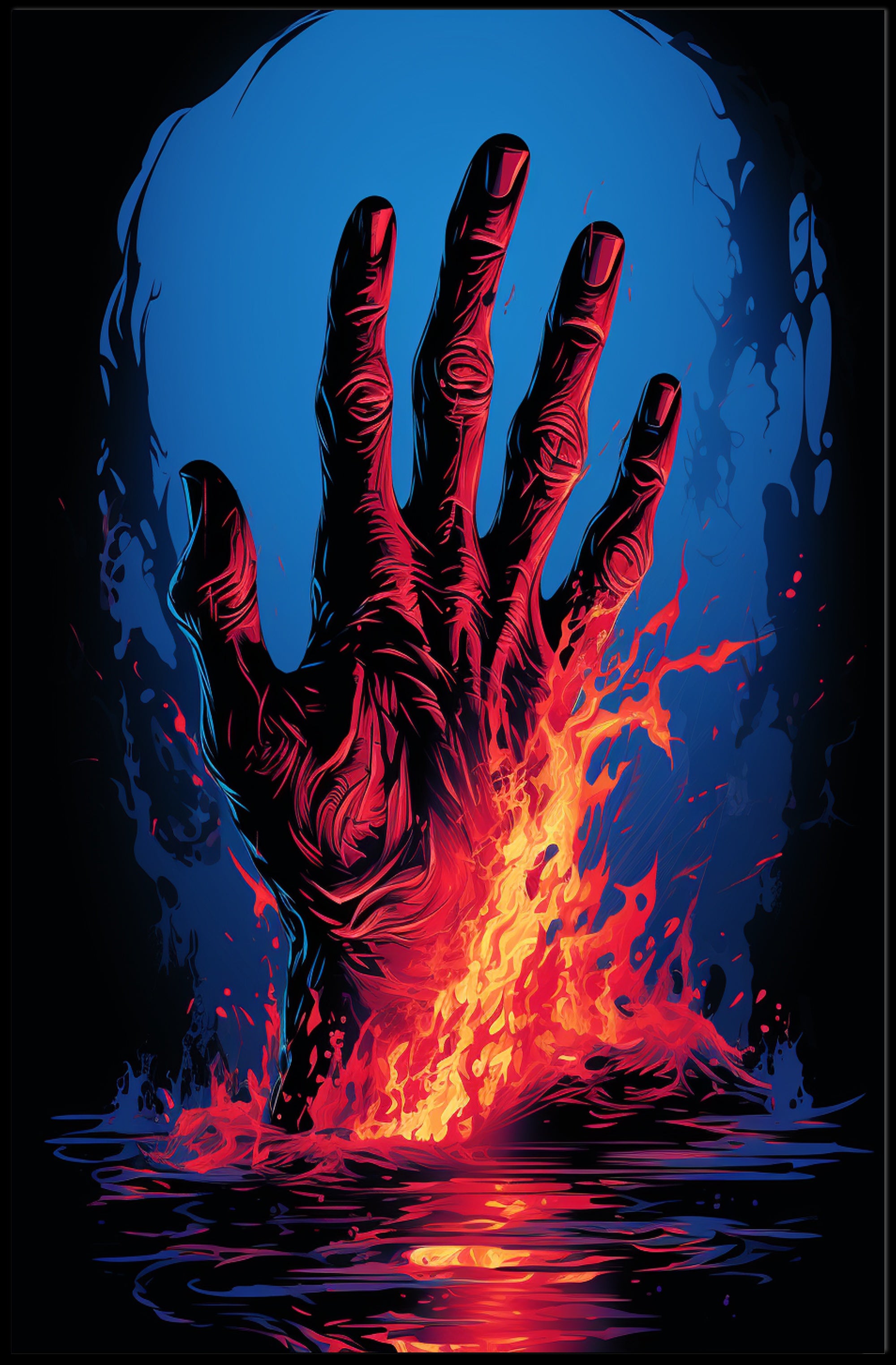 Rising From The Flames Poster